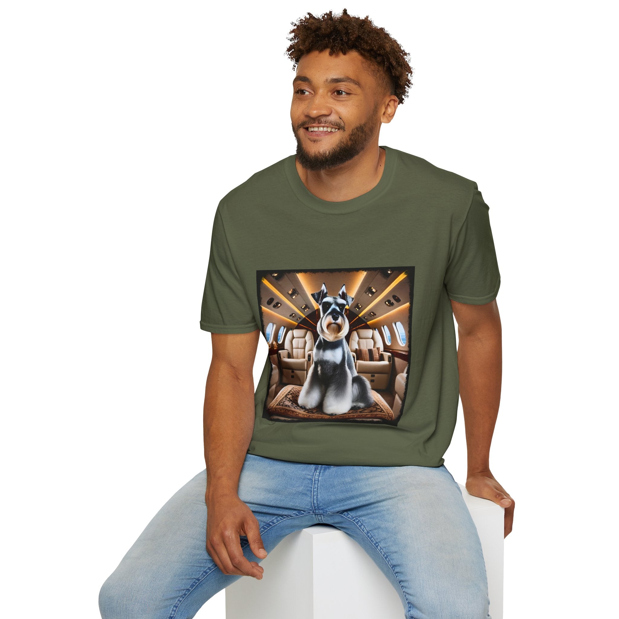Schnauzer Jet Setter | Unisex Dog T-Shirt