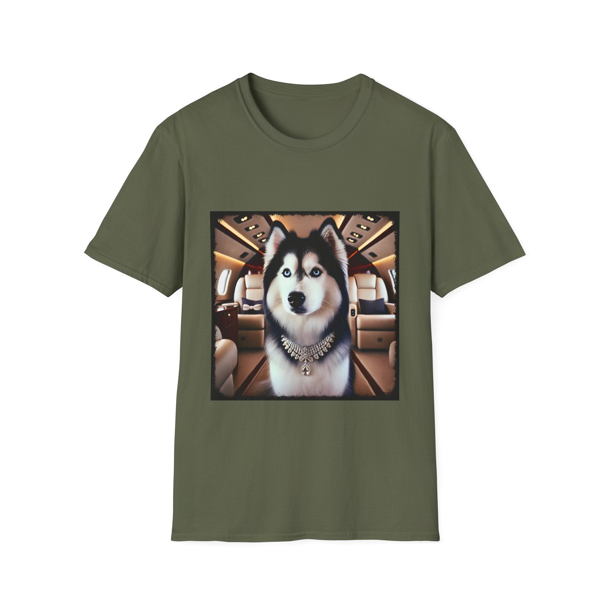 Siberian Husky Frequent Flier | Unisex Dog T-Shirt