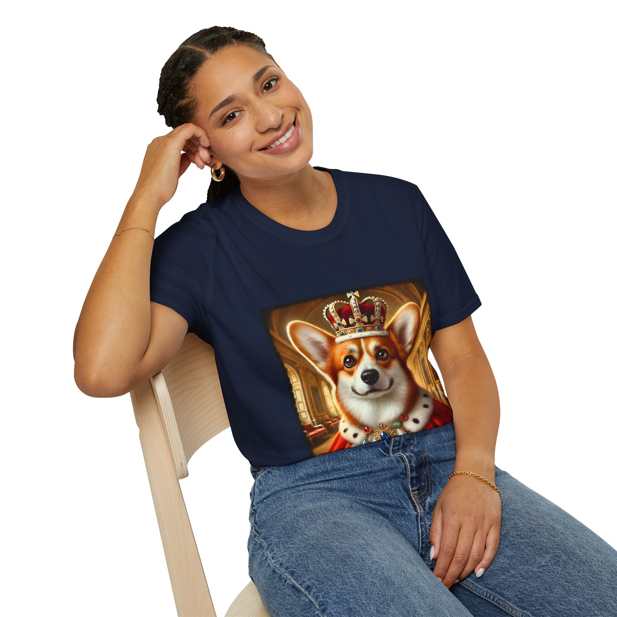 Pembroke Welsh Corgi Majestic Muse | Unisex Dog T-Shirt