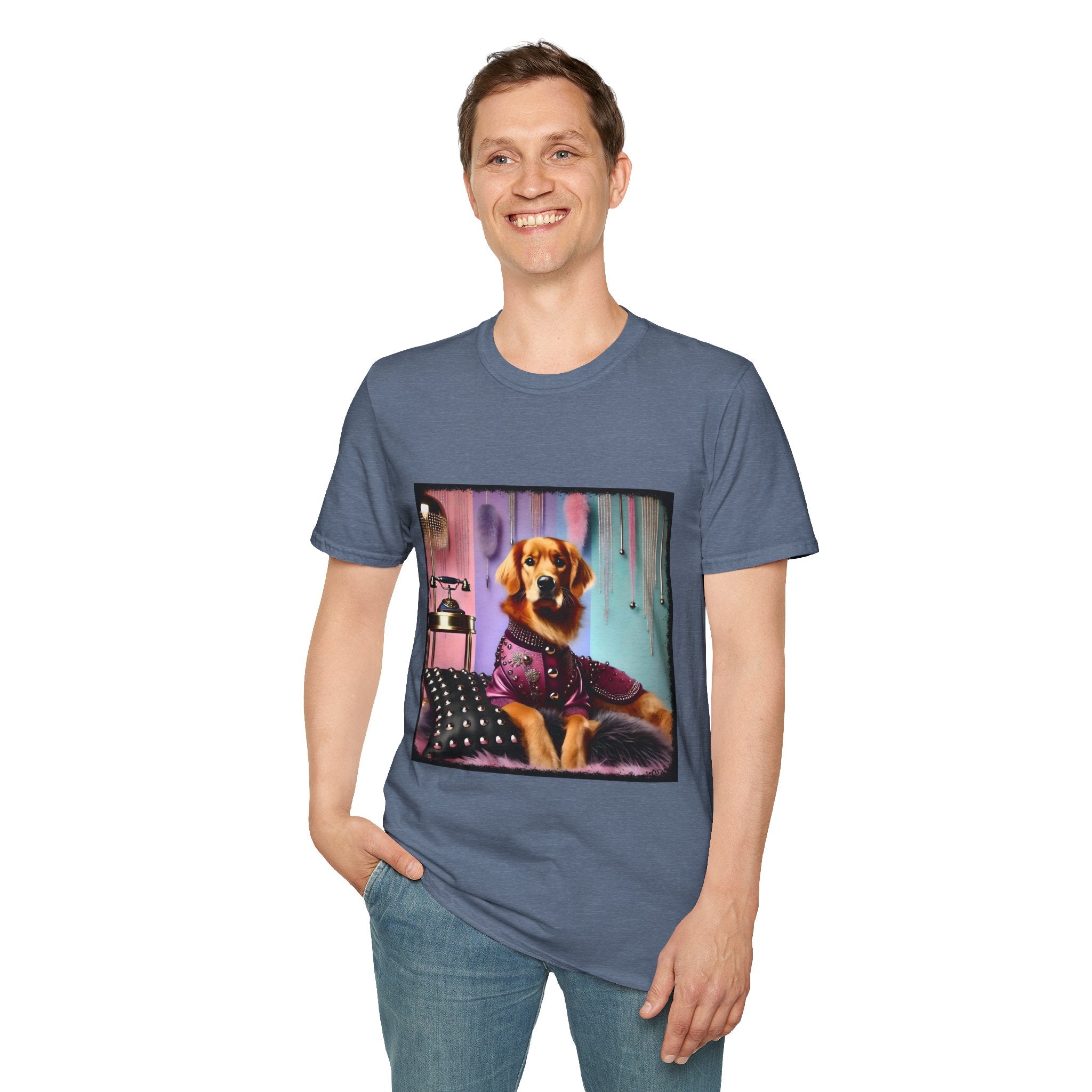 Golden Retriever GenX Icon | Unisex Dog T-Shirt