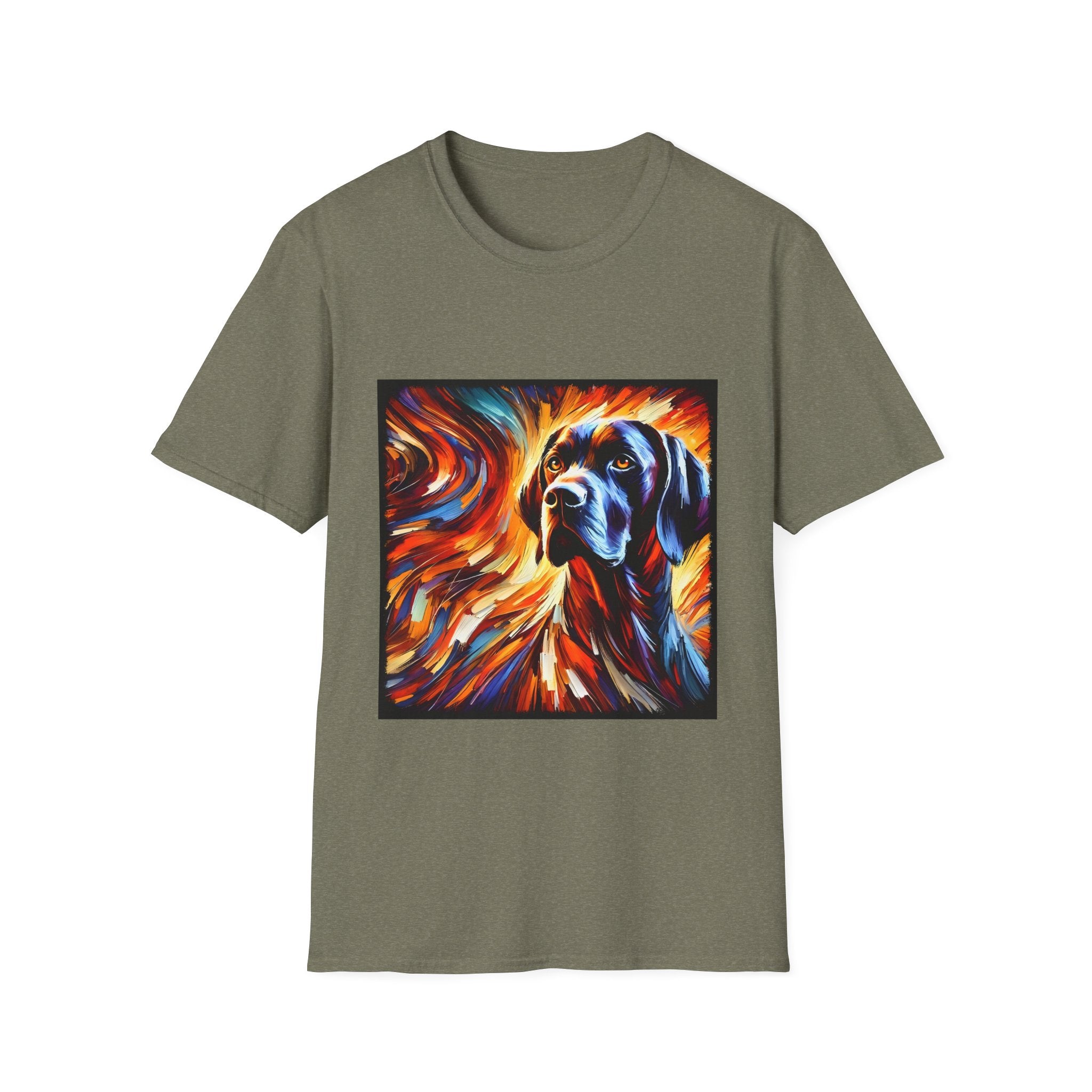 German Shorthaired Pointer Bold Fire Classic | Unisex Dog T-Shirt