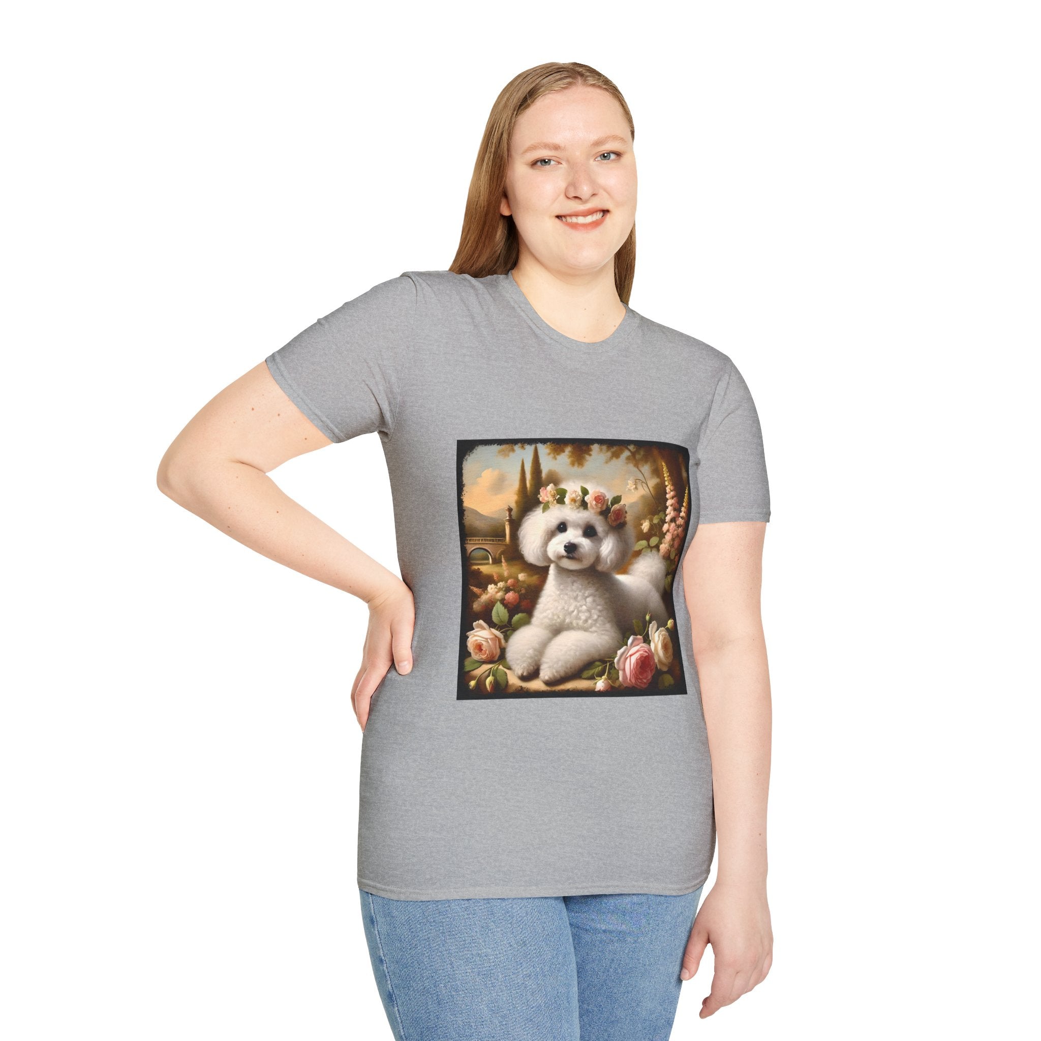 Poodle Botanical Beauty | Unisex Dog T-Shirt