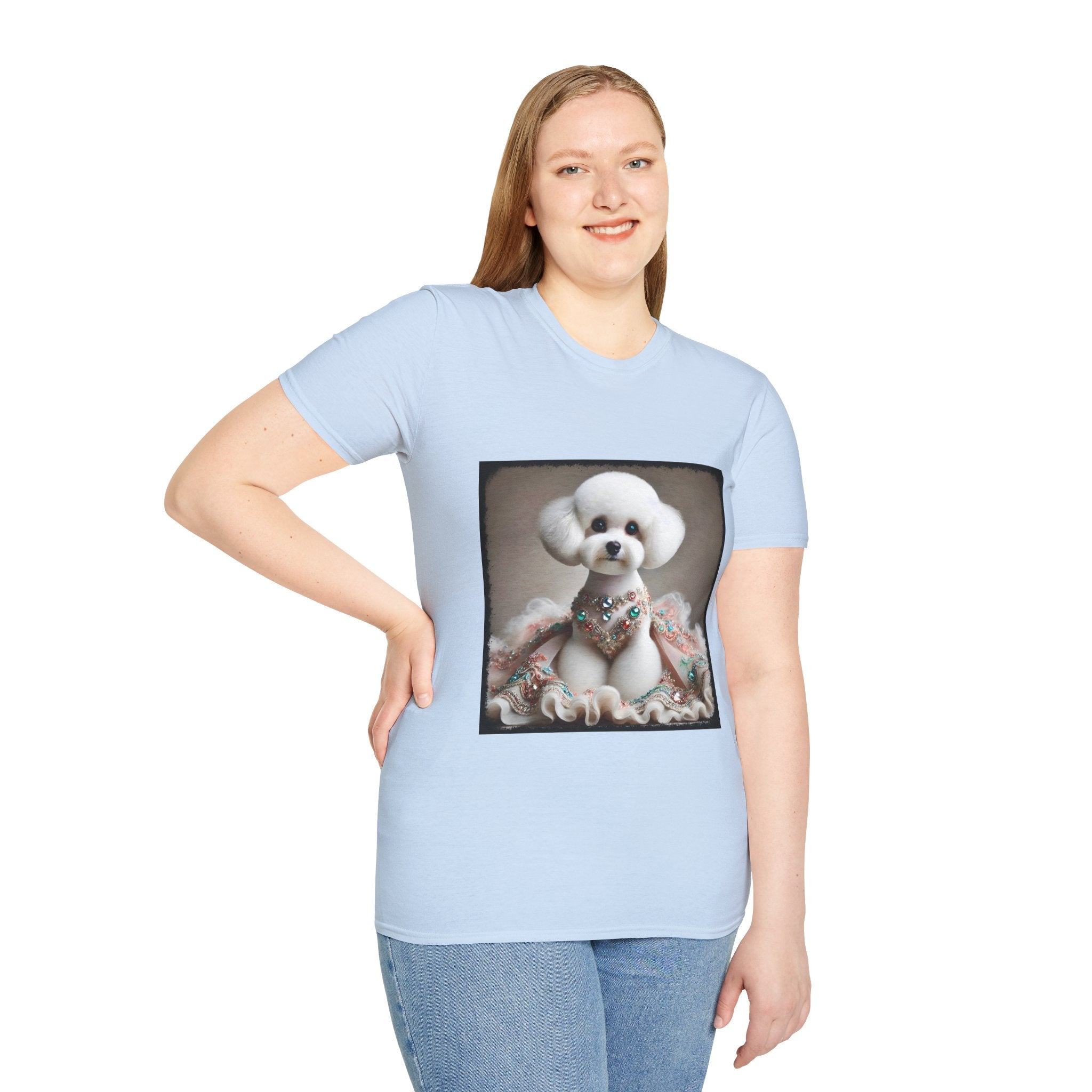 Bichon Frise Jeweled Beauty | Unisex Dog T-Shirt