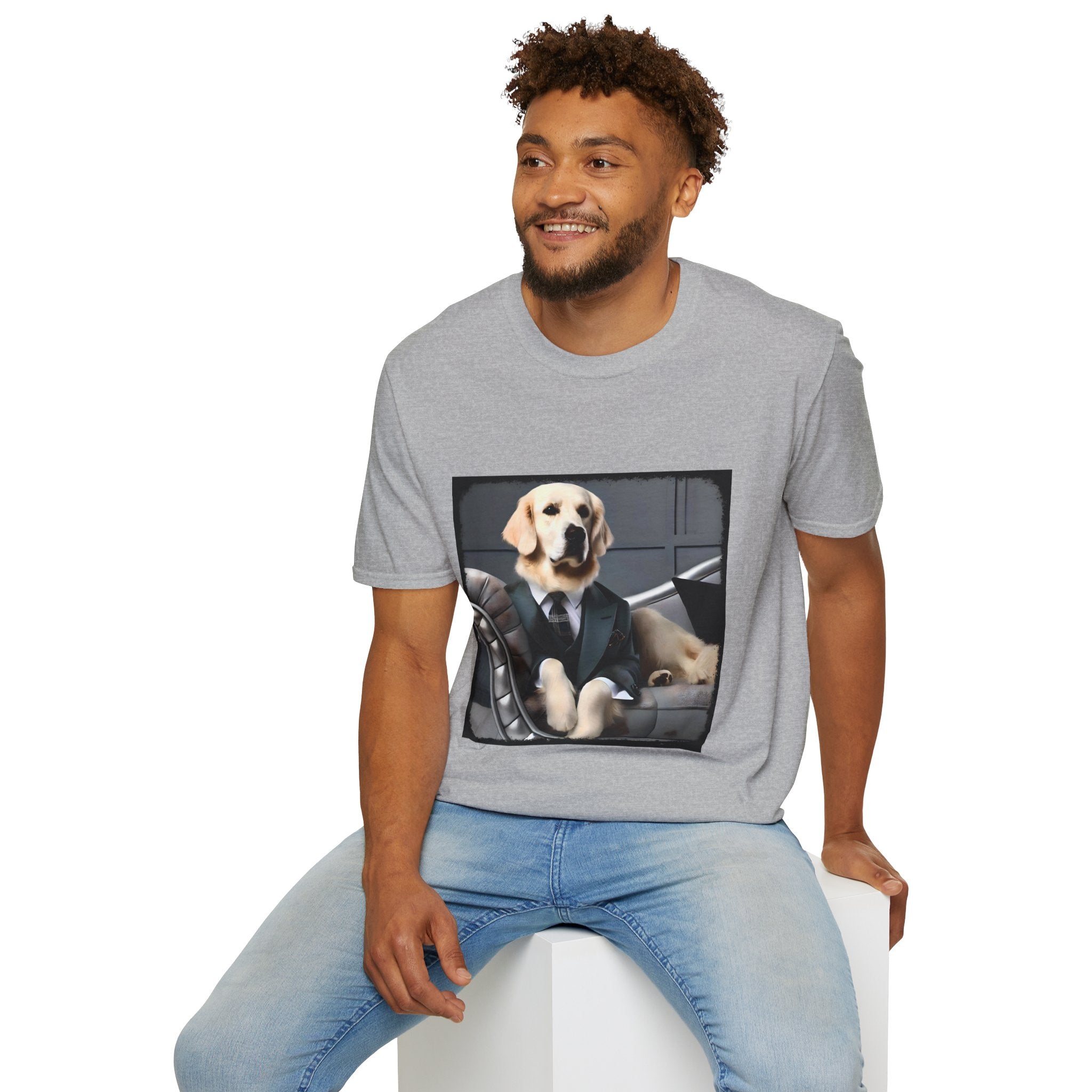Golden Retriever Classy Chap | Unisex Dog T-Shirt