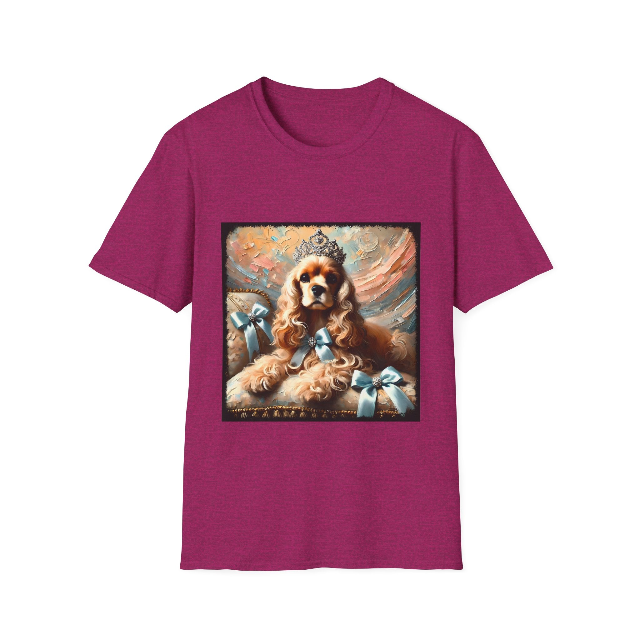 Cocker Spaniel Diamond Tiara Classic | Unisex Dog T-Shirt