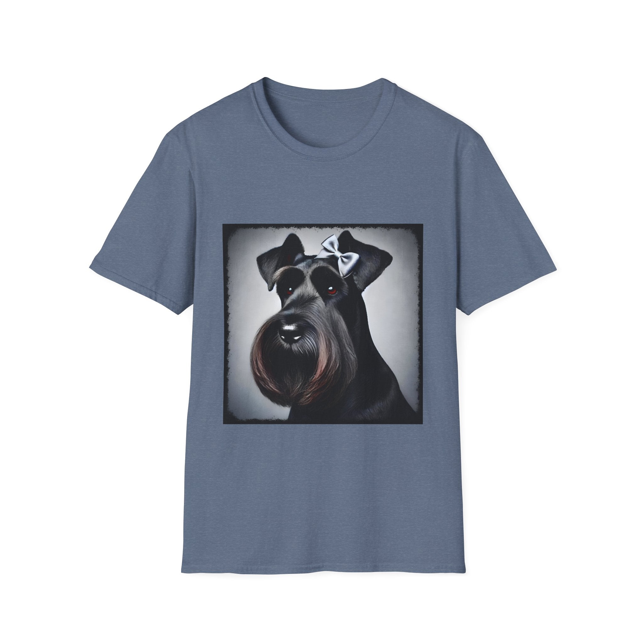 Schnauzer Bow Baddie | Unisex Dog T-Shirt