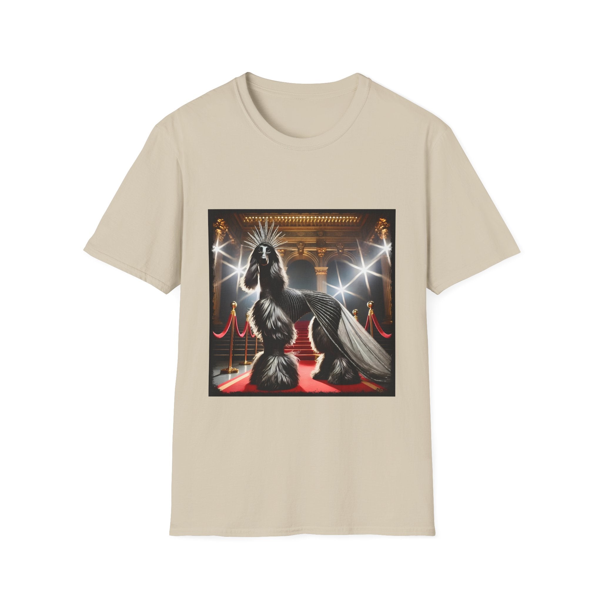 Afghan Hound Runway Royalty | Unisex Dog T-Shirt
