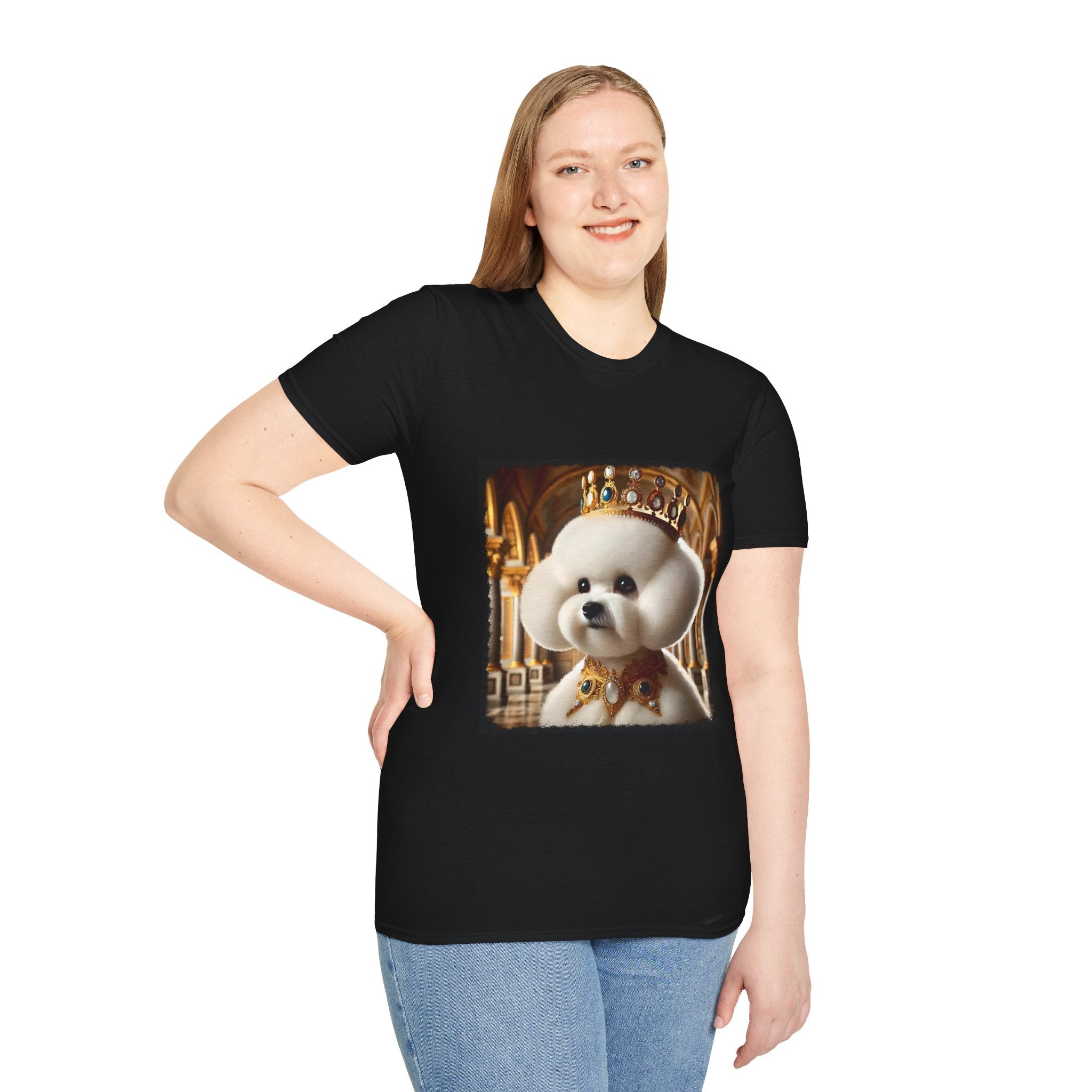 Bichon Frise Mighty Monarch | Unisex Dog T-Shirt