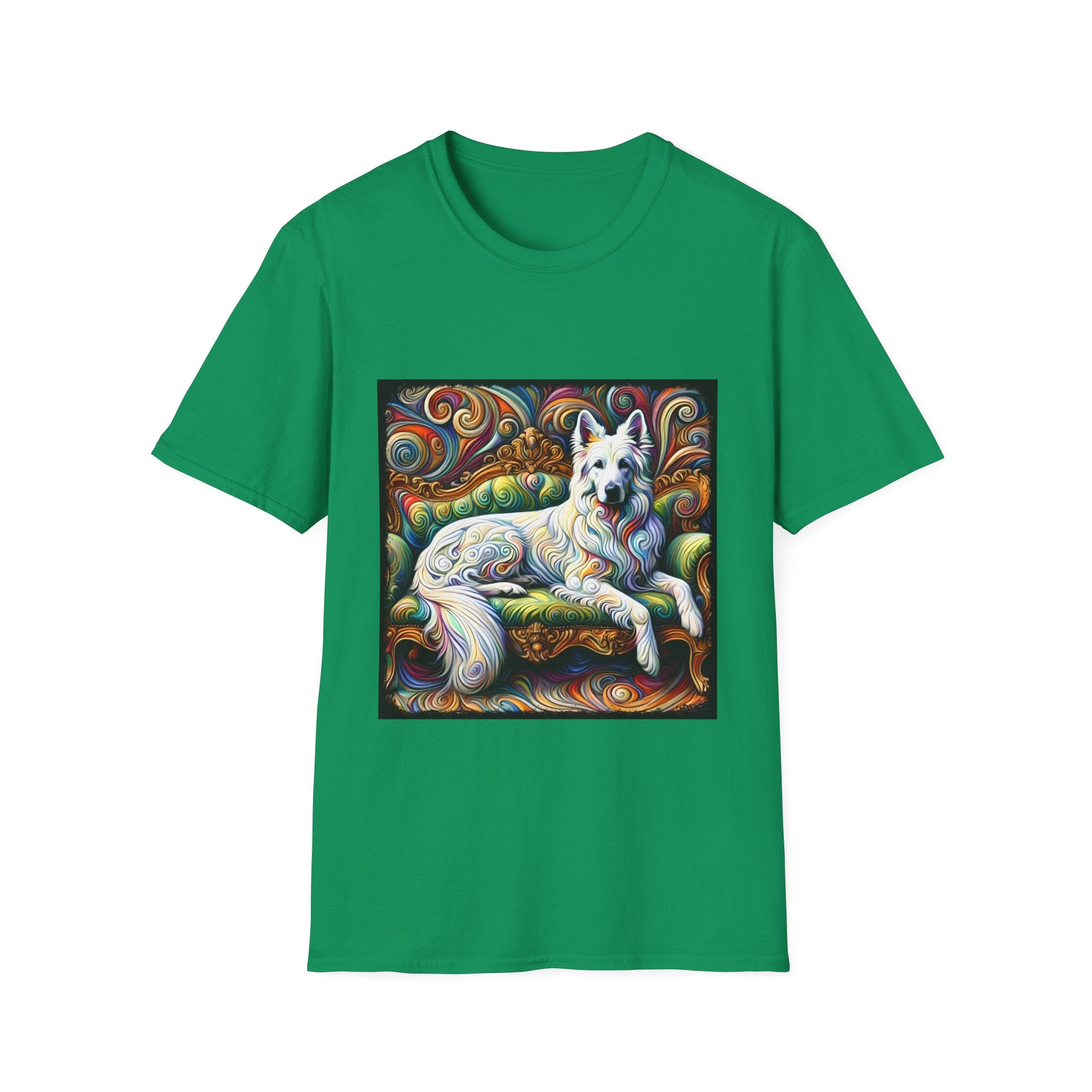 German Shepherd Intense Swirl | Unisex Dog T-Shirt