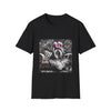 Lhasa Apso B&W Pink Bow | Unisex Dog T-Shirt