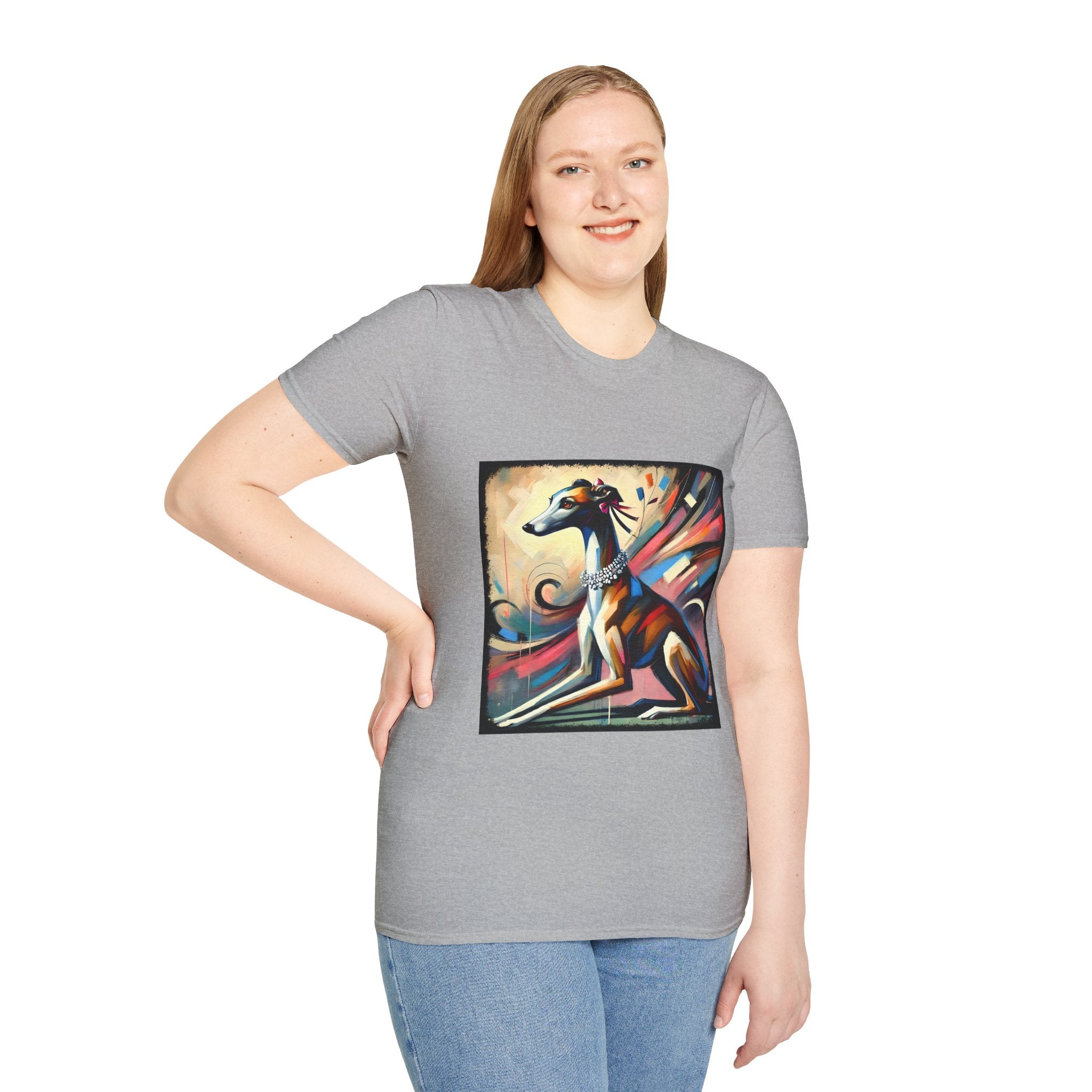 Greyhound Bold Pastel Classic  | Unisex Dog T-Shirt