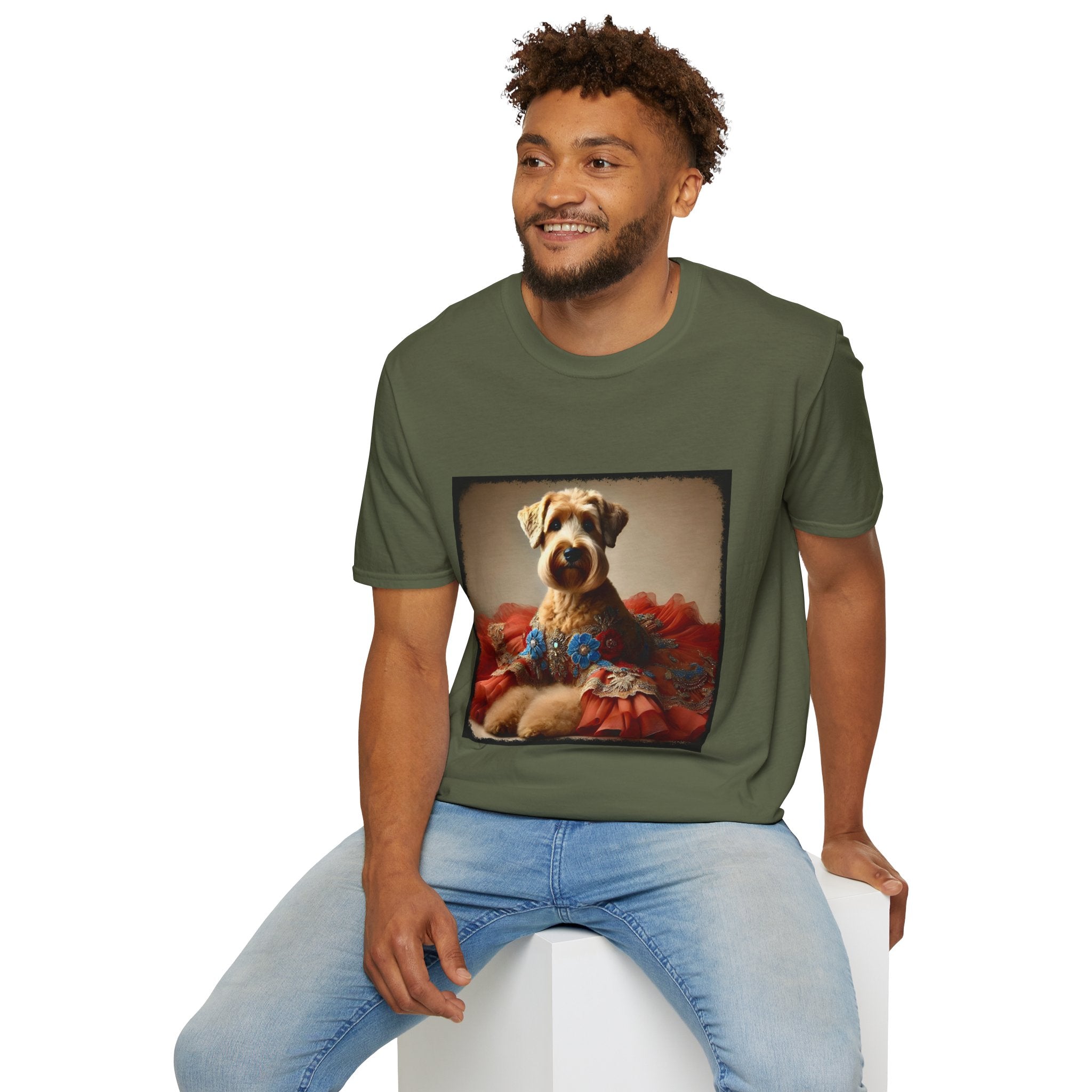Wheaten Terrier Glitzy Gal | Unisex Dog T-Shirt