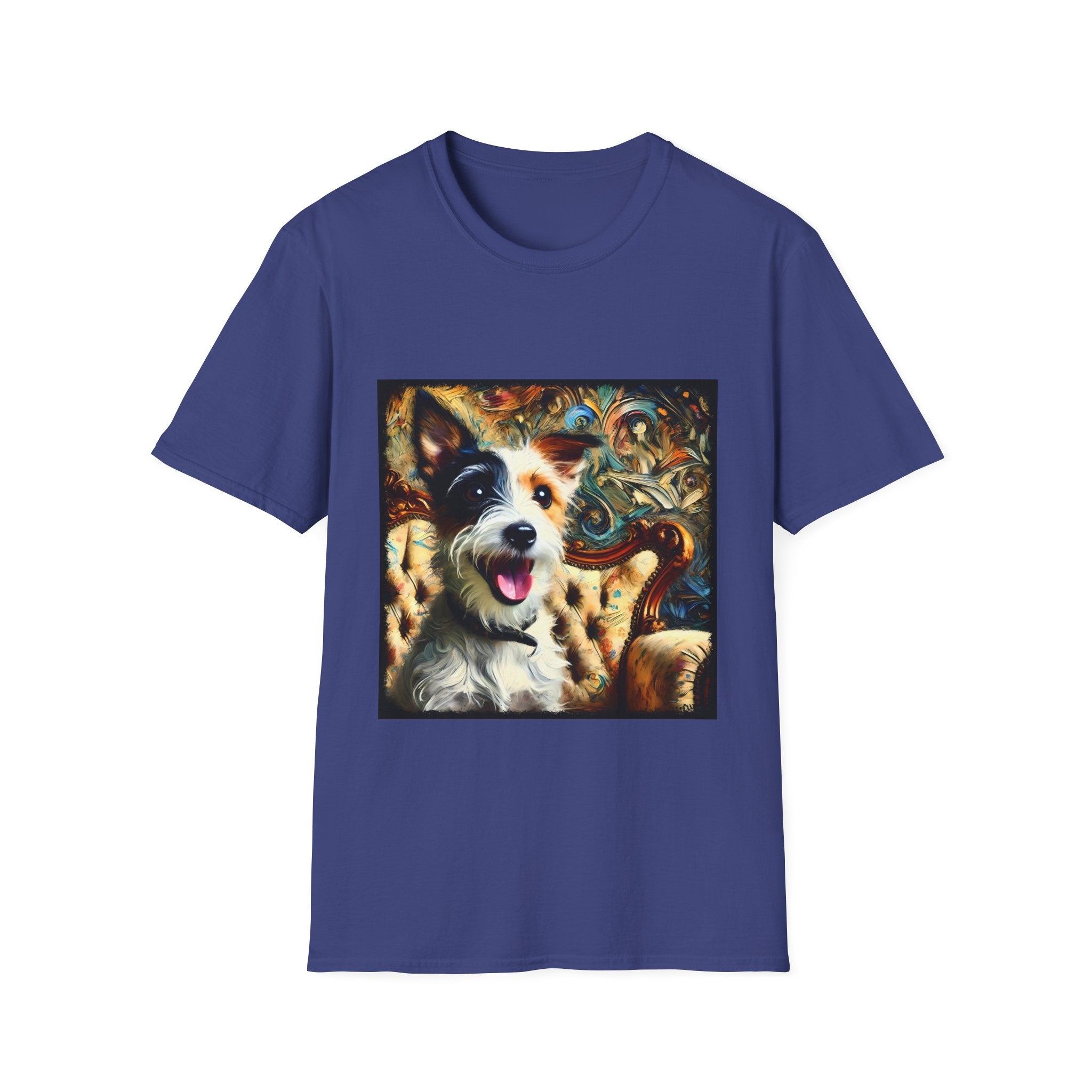 Jack Russell Terrier Blissful Swirl | Unisex Softstyle T-Shirt