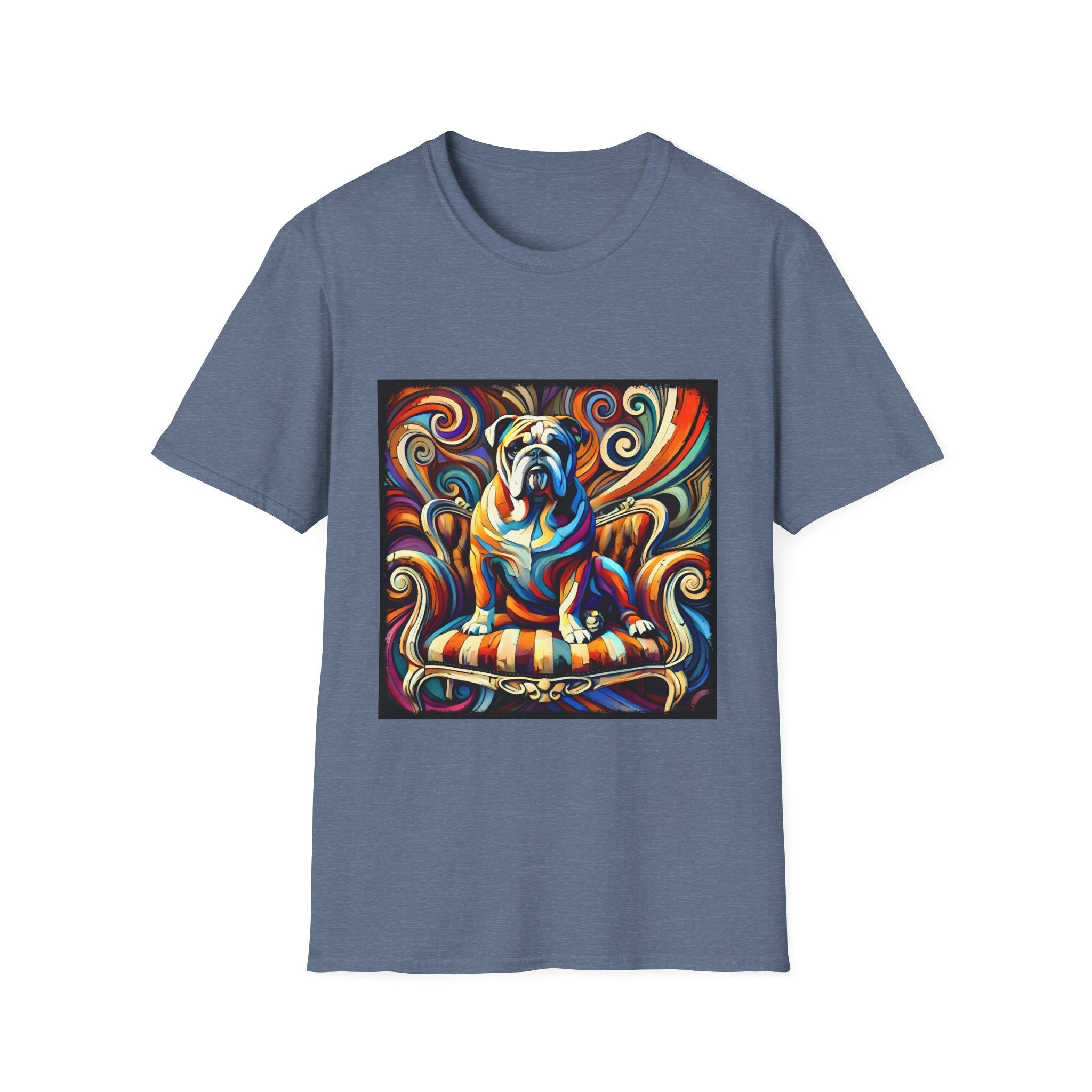 Bulldog Bold Swirl | Unisex Dog T-Shirt