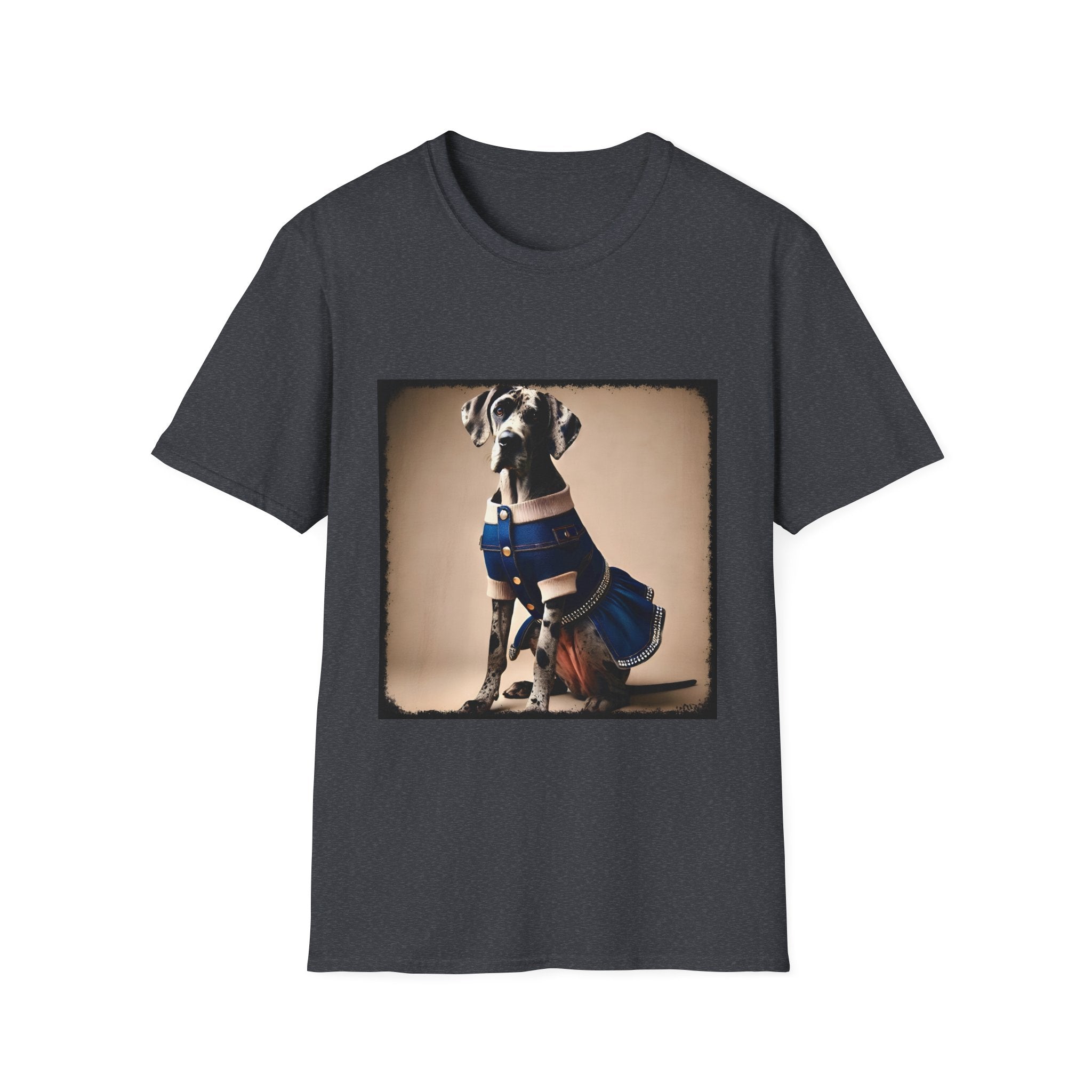Great Dane Denim Darling | Unisex Dog T-Shirt