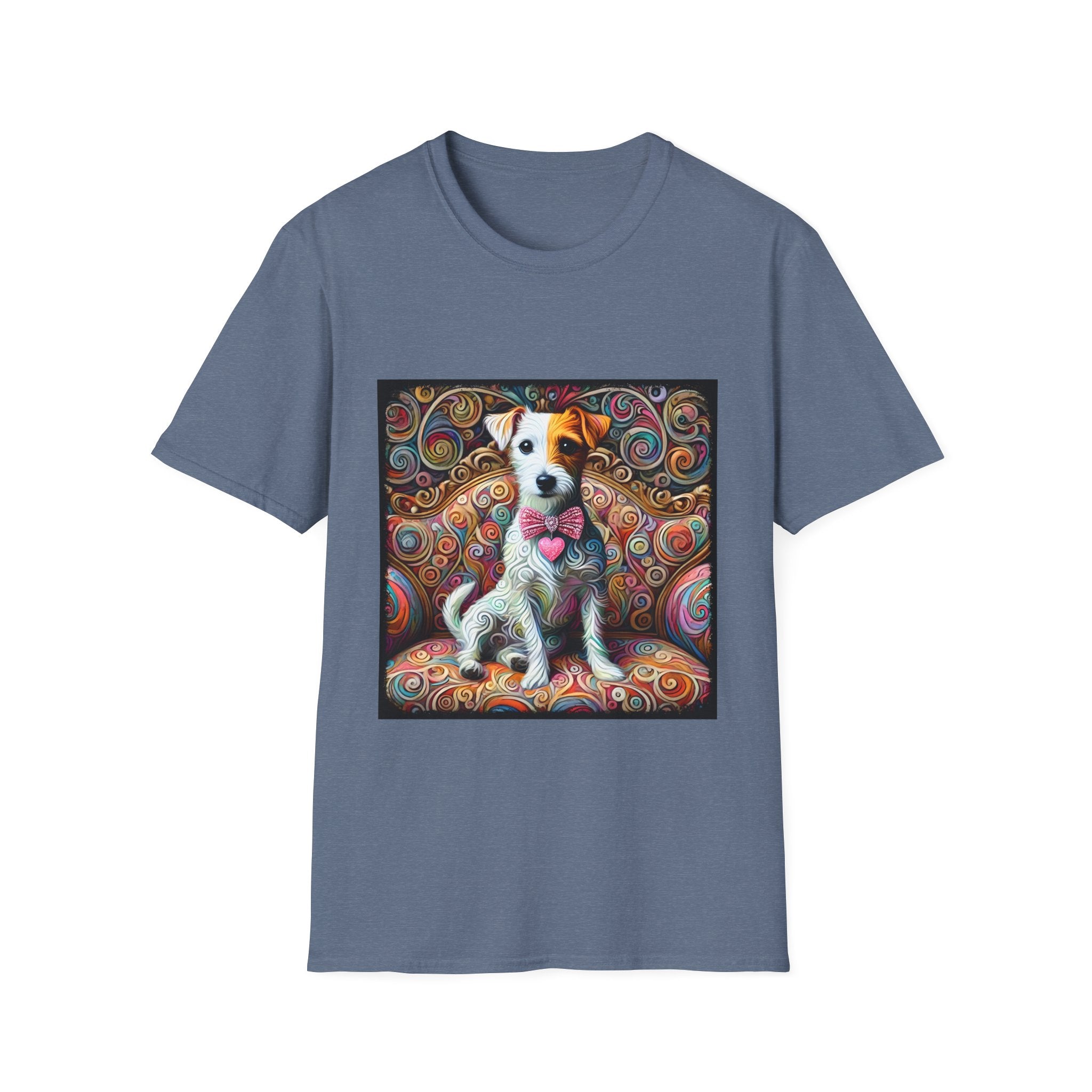 Jack Russell Terrier Love Swirl | Unisex Dog T-Shirt