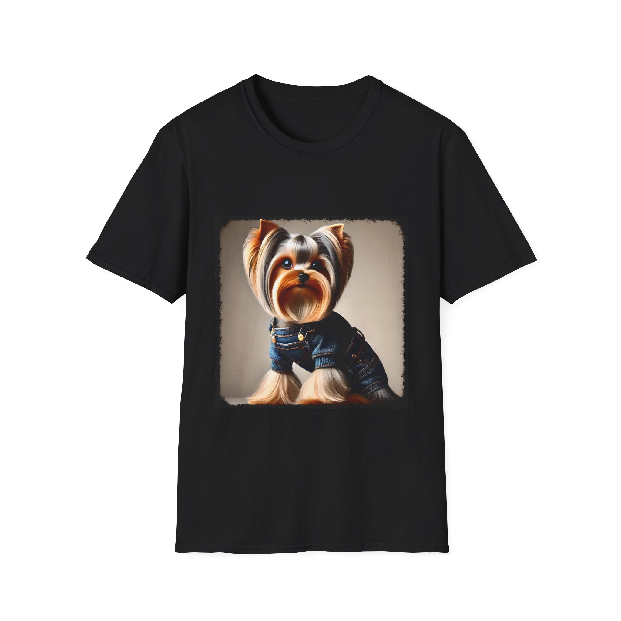 Yorkshire Terrier Denim Belle | Unisex Dog T-Shirt