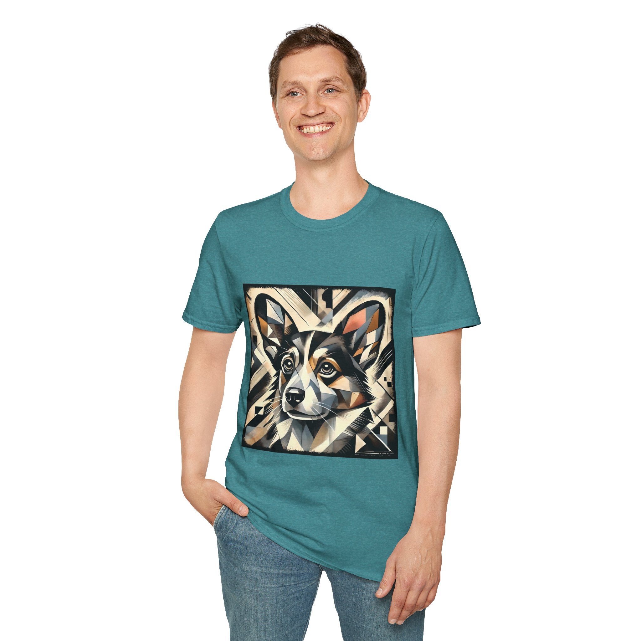 Pembroke Welsh Corgi Geometric | Unisex Dog T-Shirt