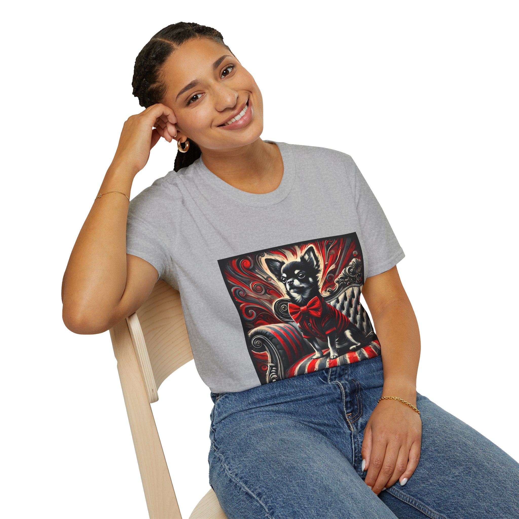 Chihuahua Red Rocker | Unisex Dog T-Shirt