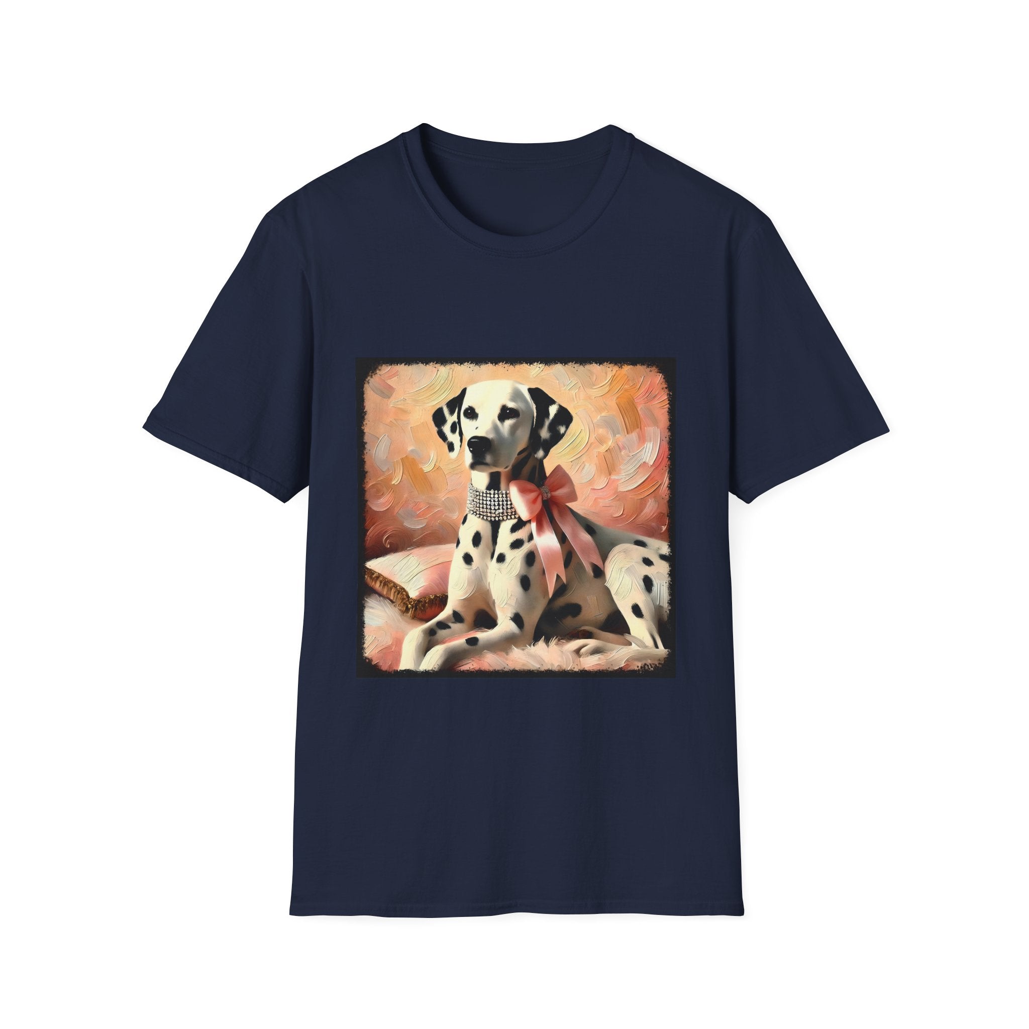 Dalmatian Diamond Bow Classic | Unisex Dog T-Shirt
