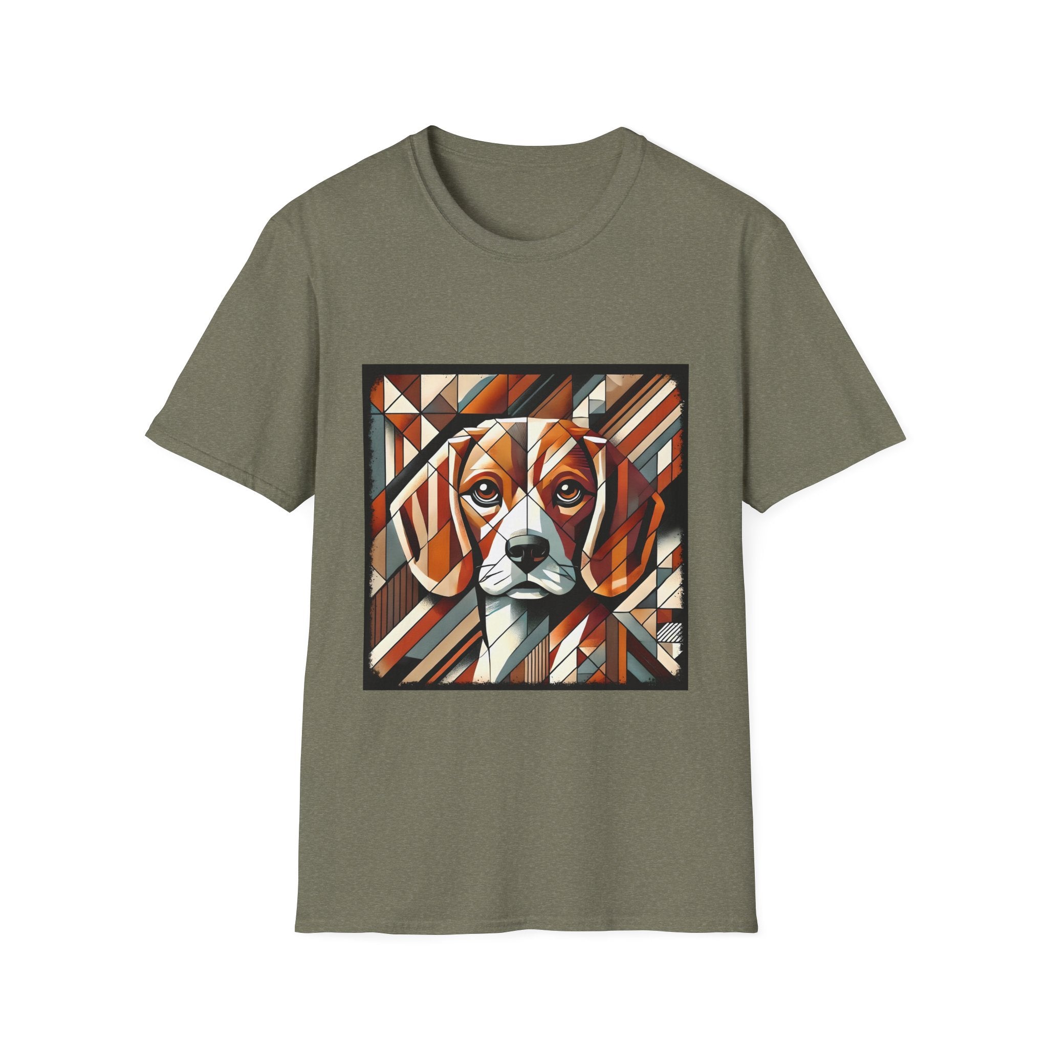 Beagle Warm Geometric | Unisex Dog T-Shirt