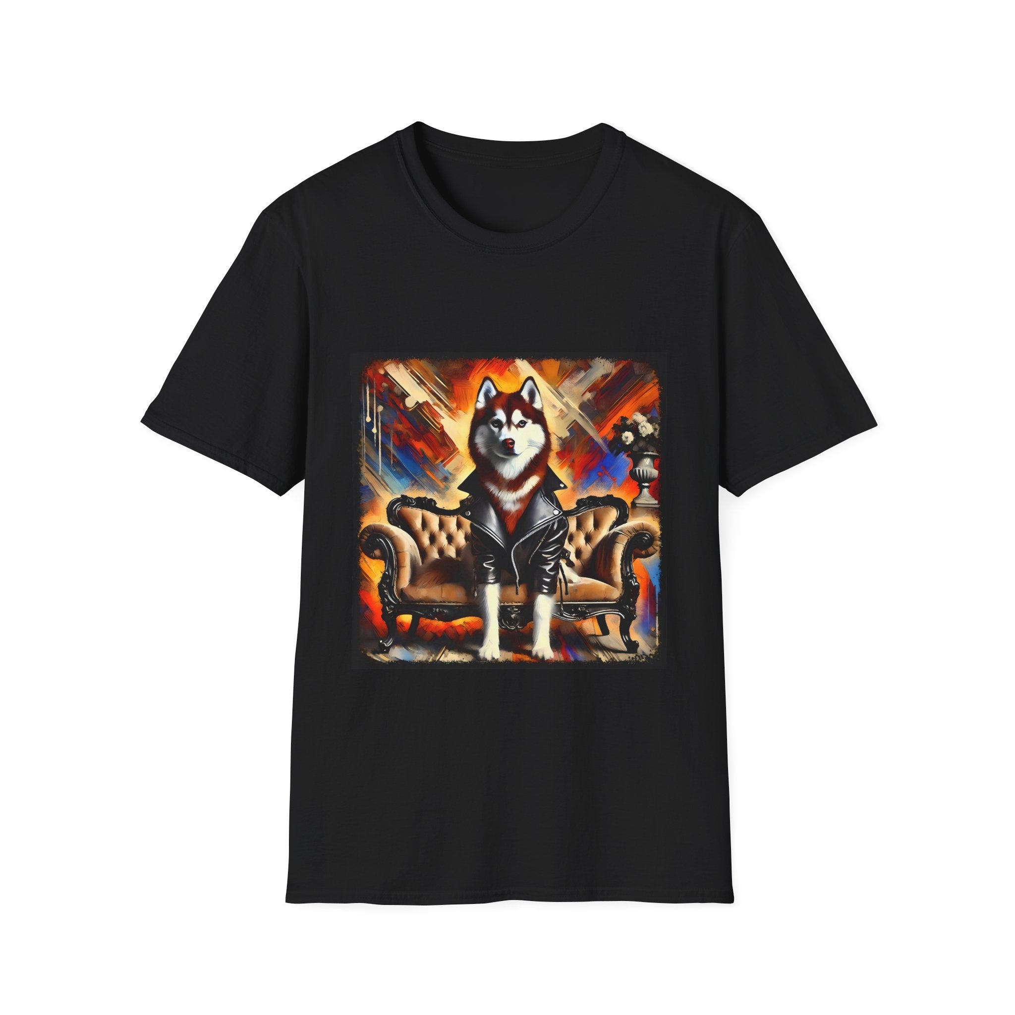 Siberian Husky Vivid Classic | Unisex Dog T-Shirt