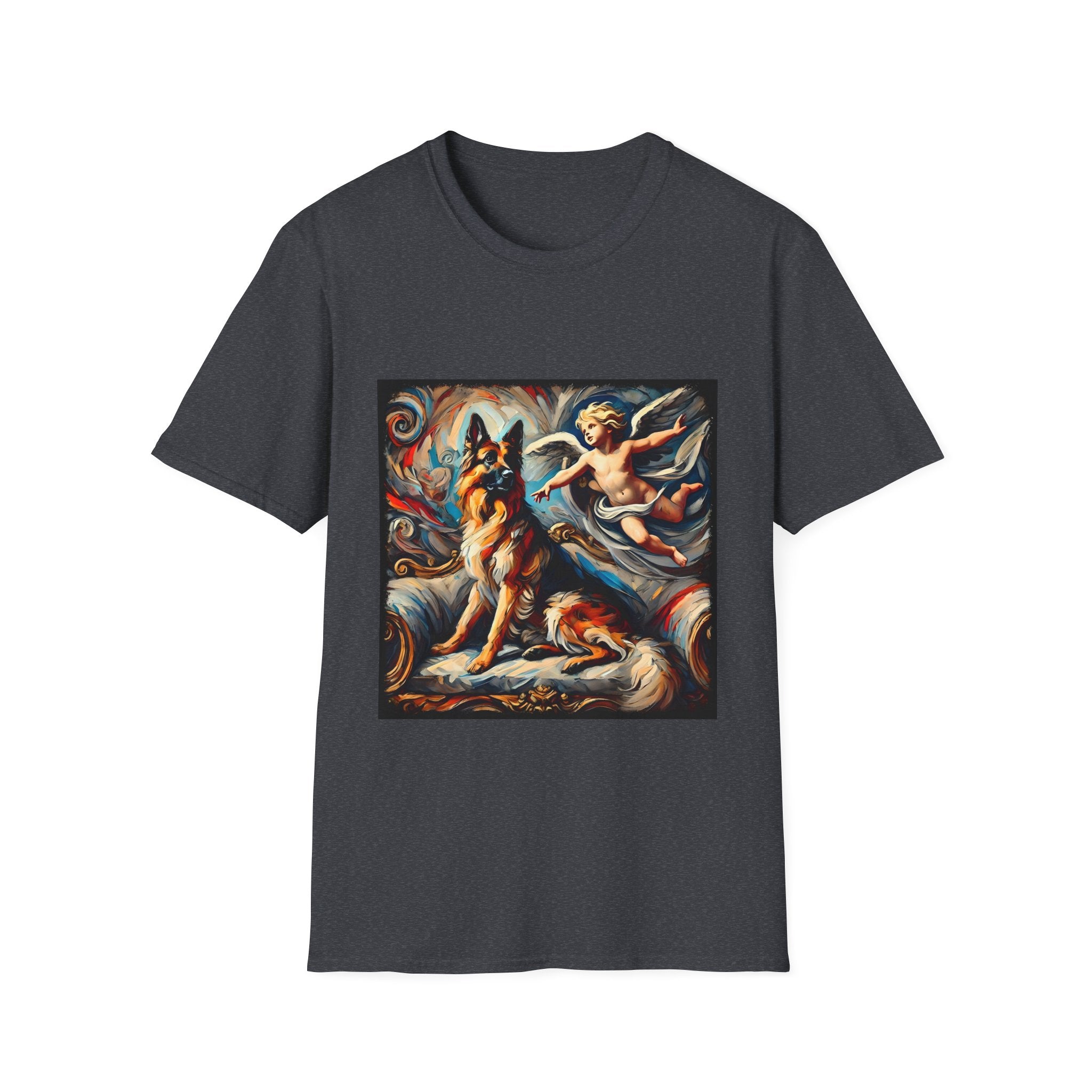 German Shepherd Divine Swirl | Unisex Dog T-Shirt
