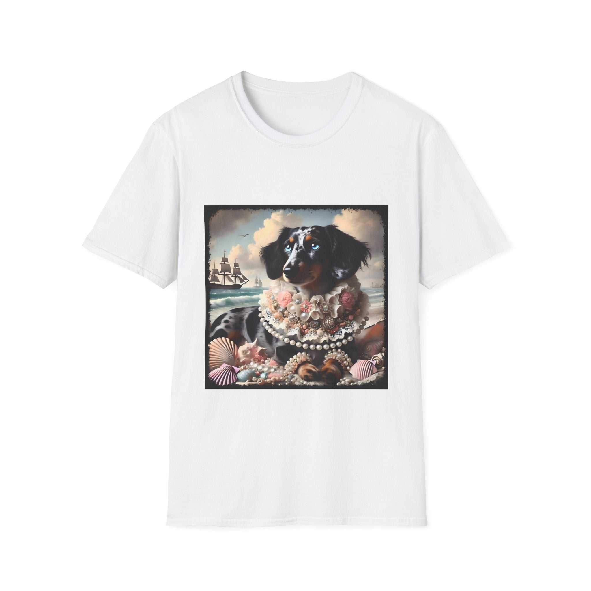 Dachshund Beach Beauty | Unisex Dog T-Shirt