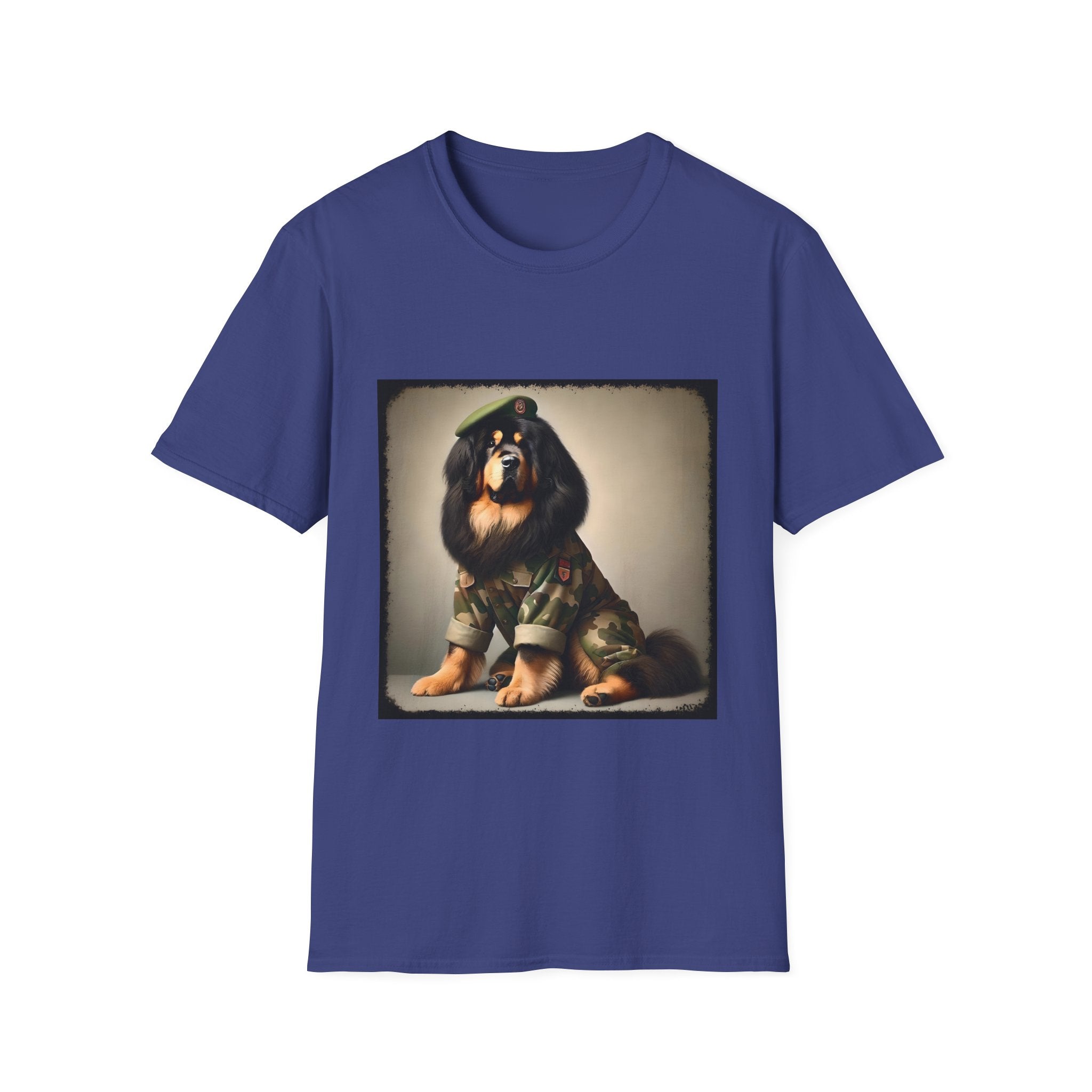 Tibetan Mastiff Camo Cutie | Unisex Dog T-Shirt