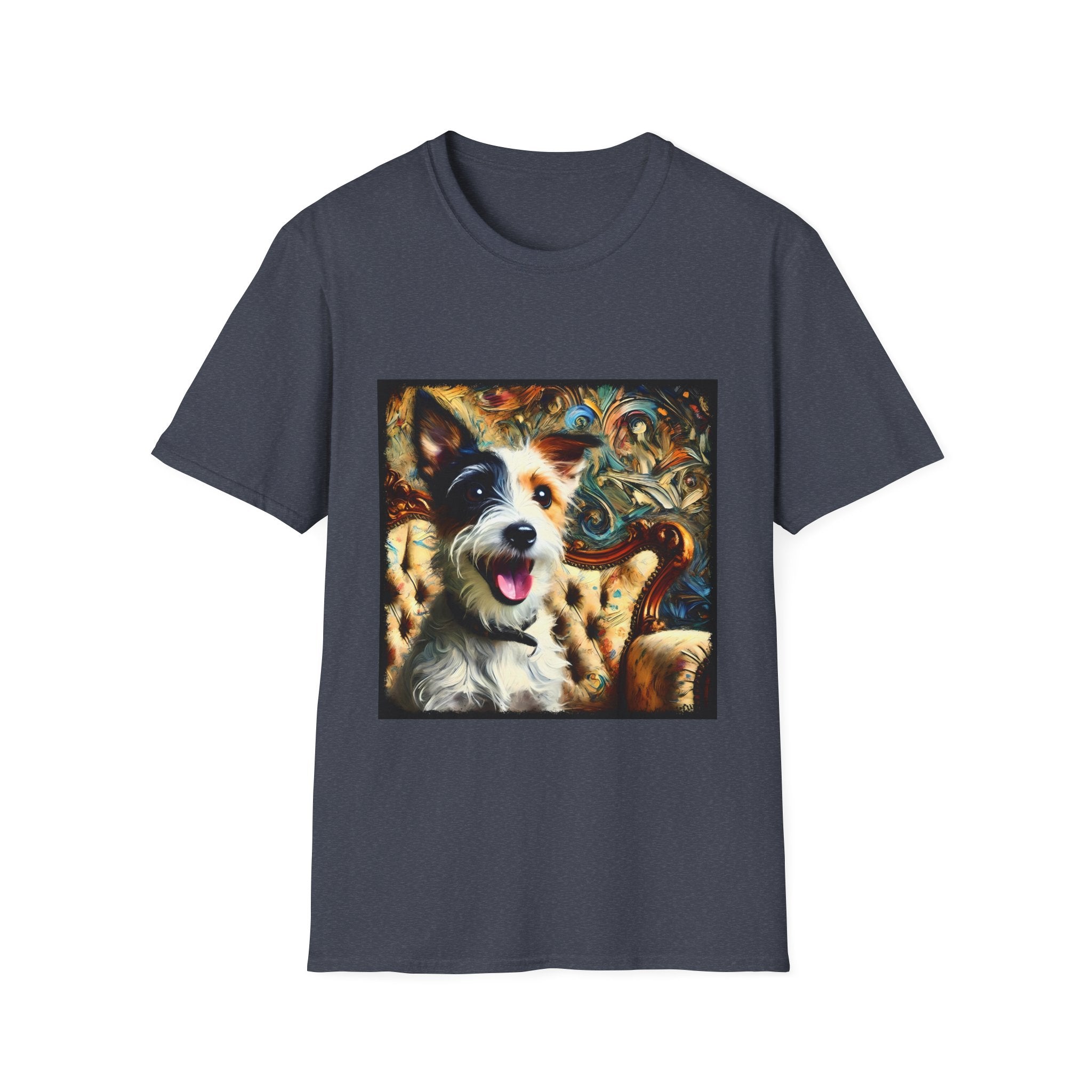 Jack Russell Terrier Blissful Swirl | Unisex Softstyle T-Shirt