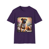 Bullmastiff Purple Bow Classic | Unisex Dog T-Shirt