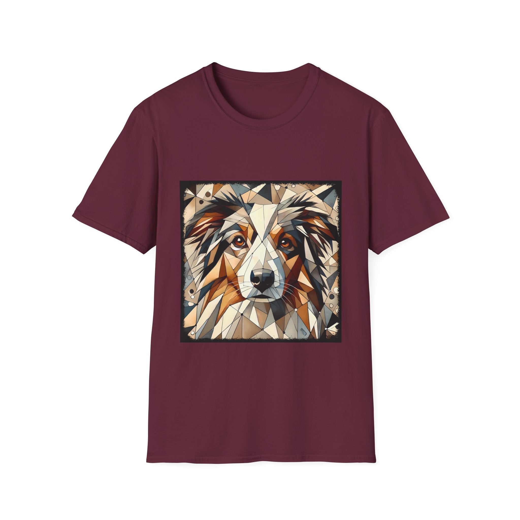 Australian Shepherd Warm Geometric | Unisex Dog T-Shirt