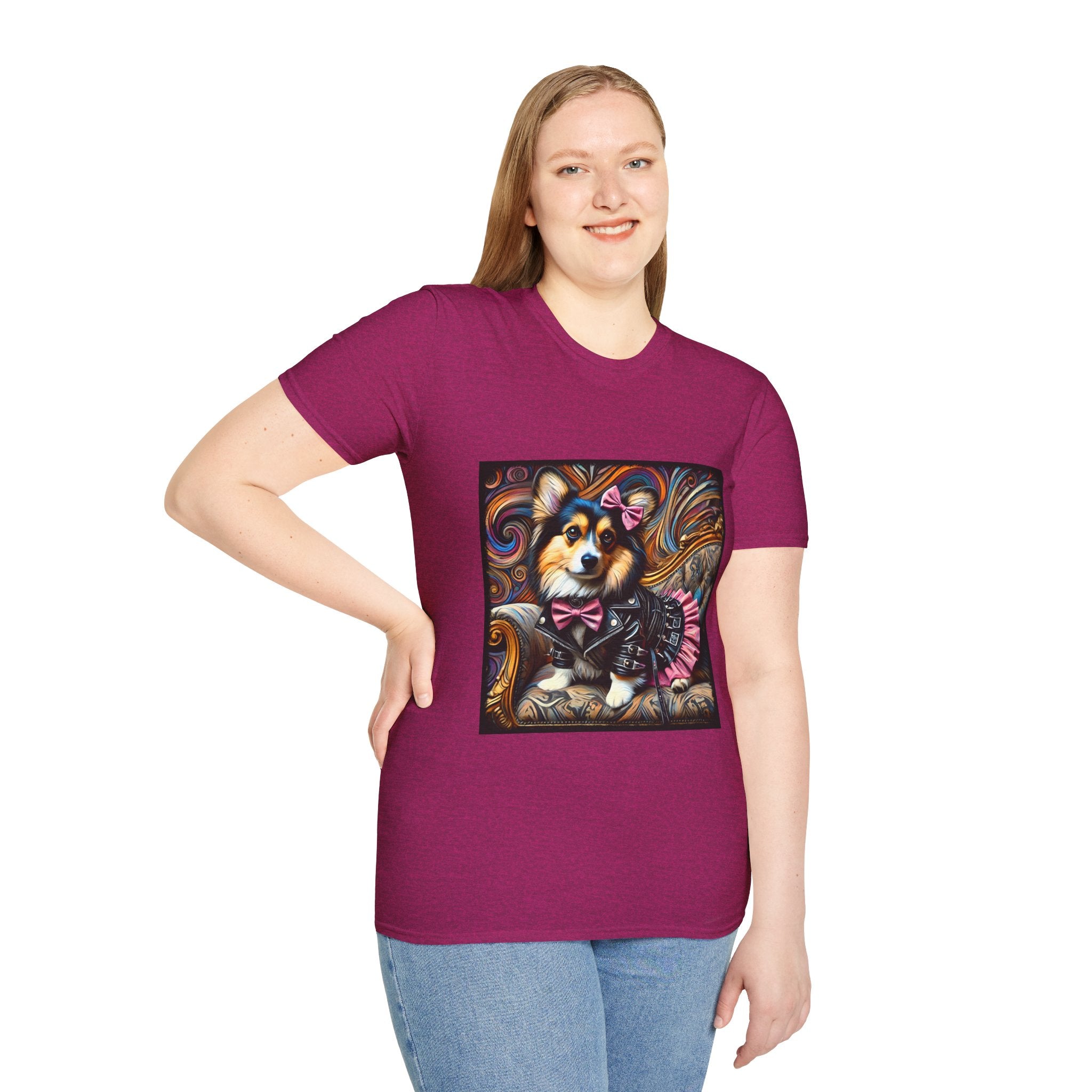 Pembroke Welsh Corgi Edgy Rocker II | Unisex Dog T-Shirt