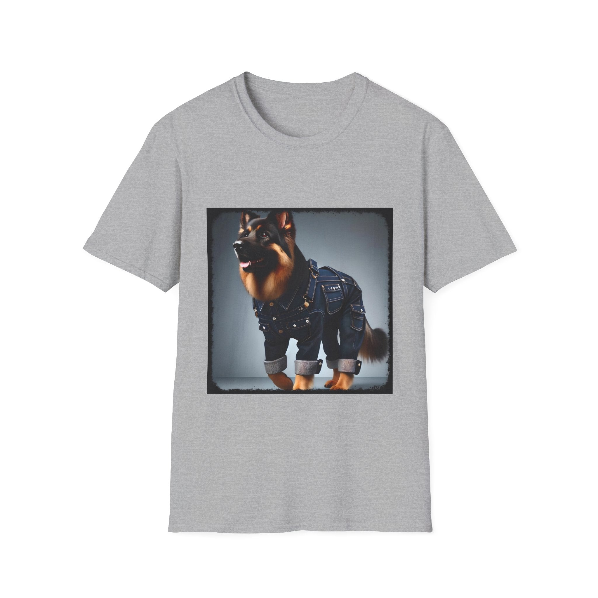 German Shepherd Denim Dream | Unisex Dog T-Shirt