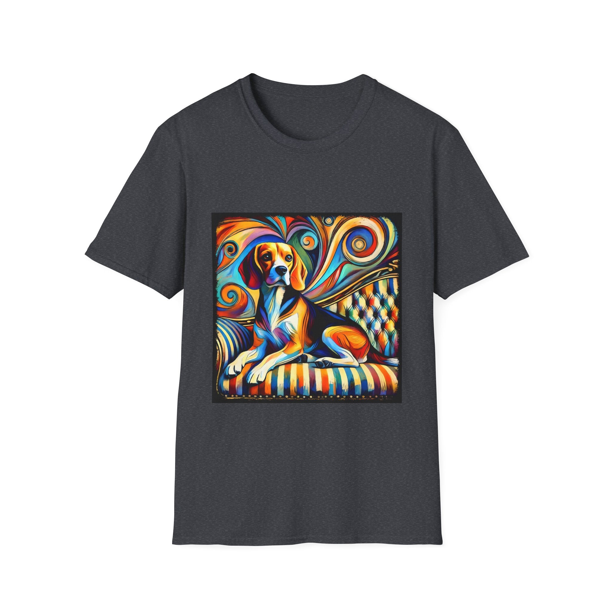 Beagle Vivid Sun Swirl  | Unisex Dog T-Shirt