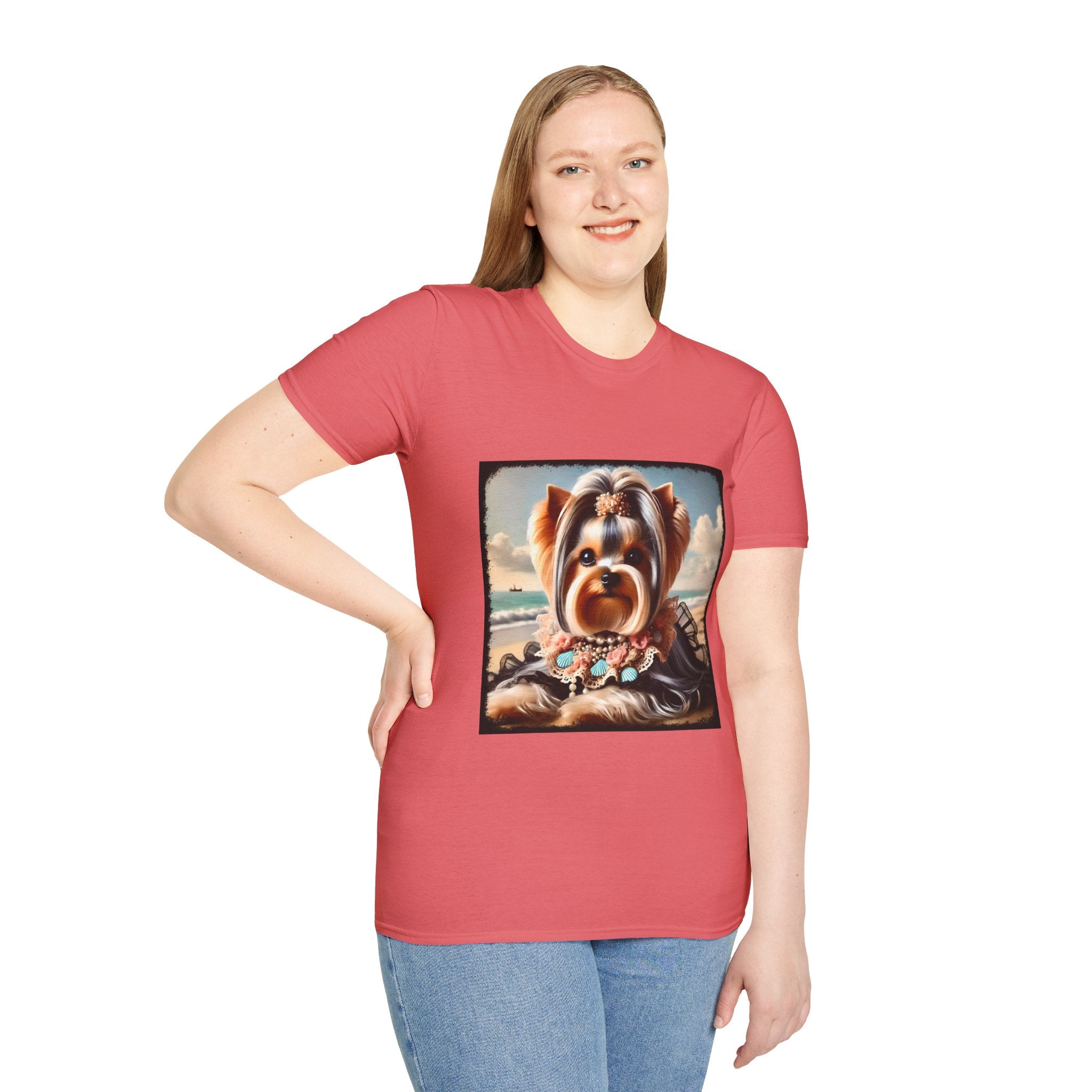 Yorkshire Terrier Beach Beauty | Unisex Dog T-Shirt