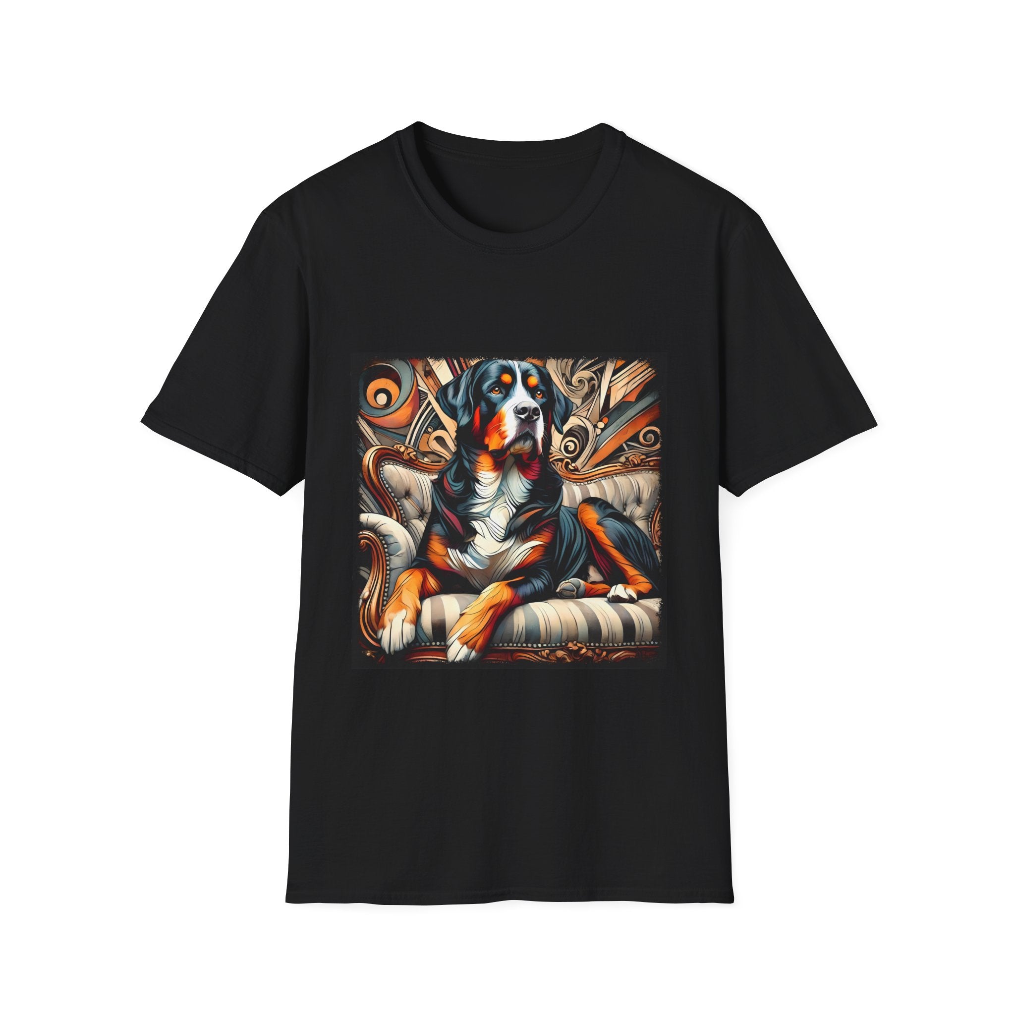 Swiss Mountain Dog Warm Rebel | Unisex Dog T-Shirt