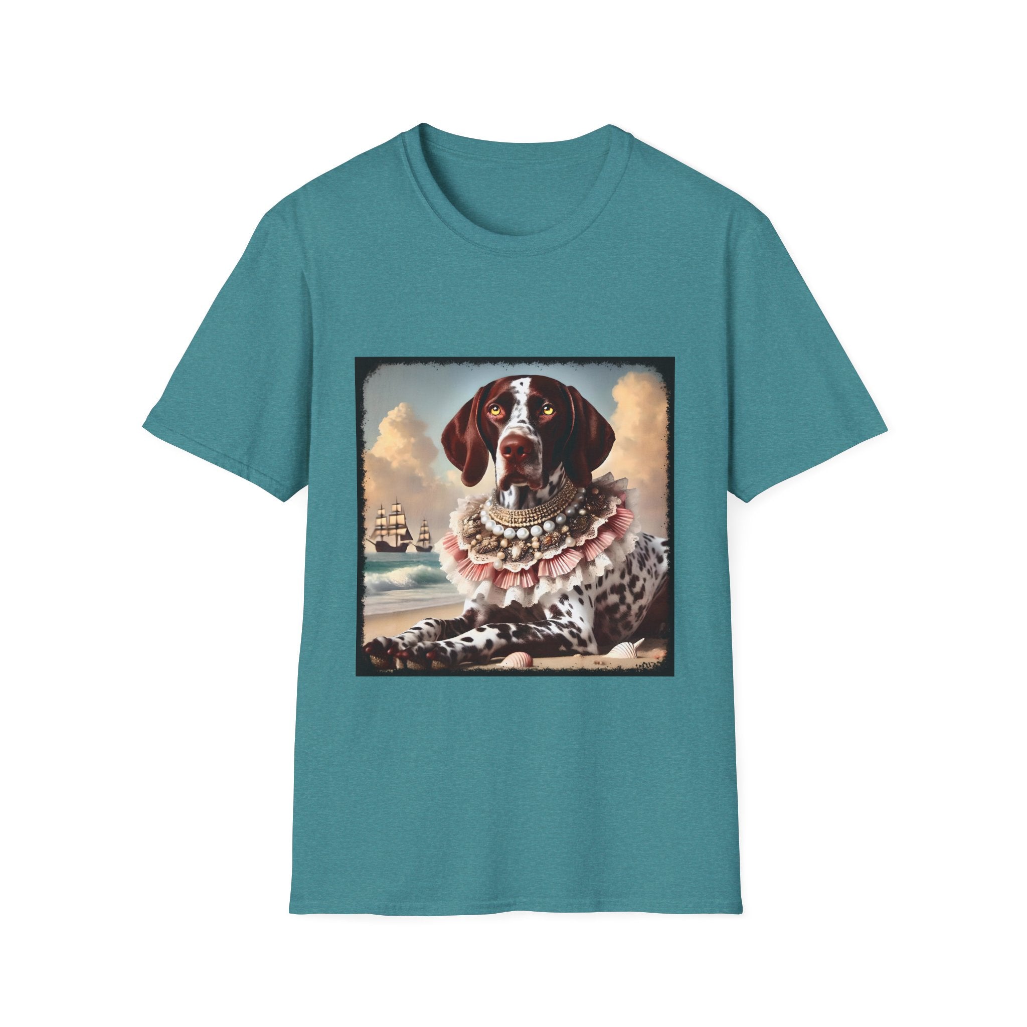 German Shorthaired Pointer Beach Beauty | Unisex Dog T-Shirt