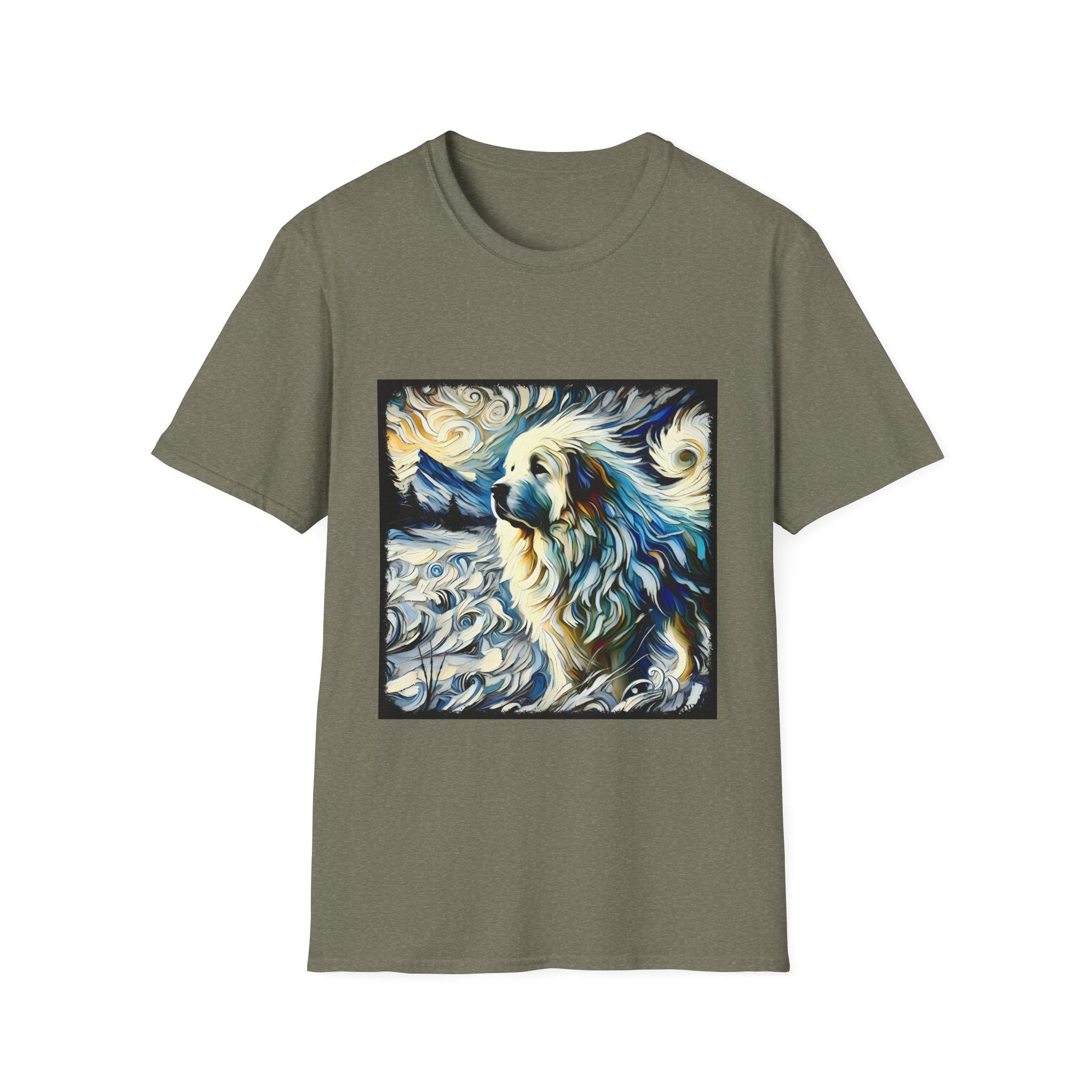 Great Pyrenees Snow Swirl | Unisex Dog T-Shirt
