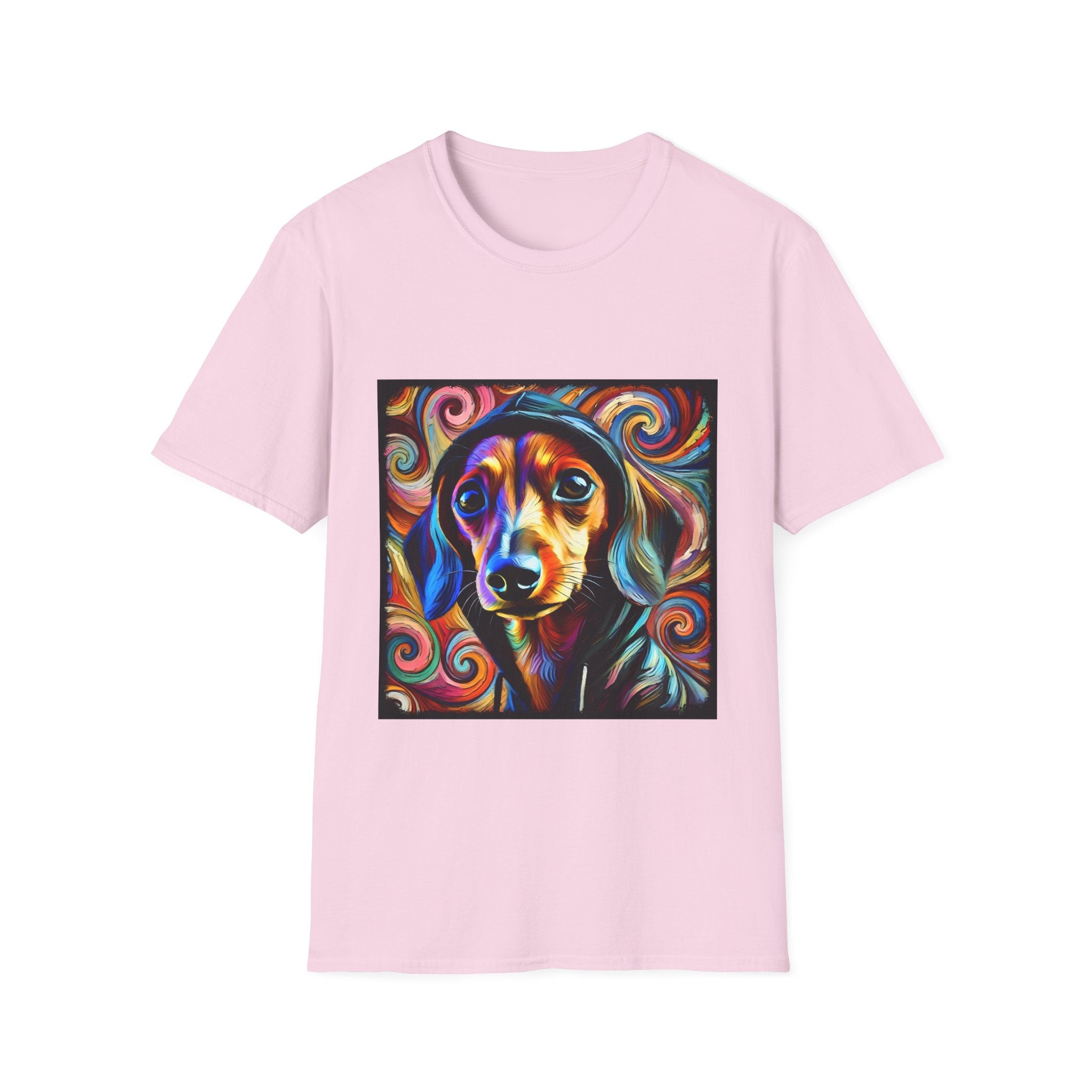 Dachshund Relaxed Swirl | Unisex Dog T-Shirt