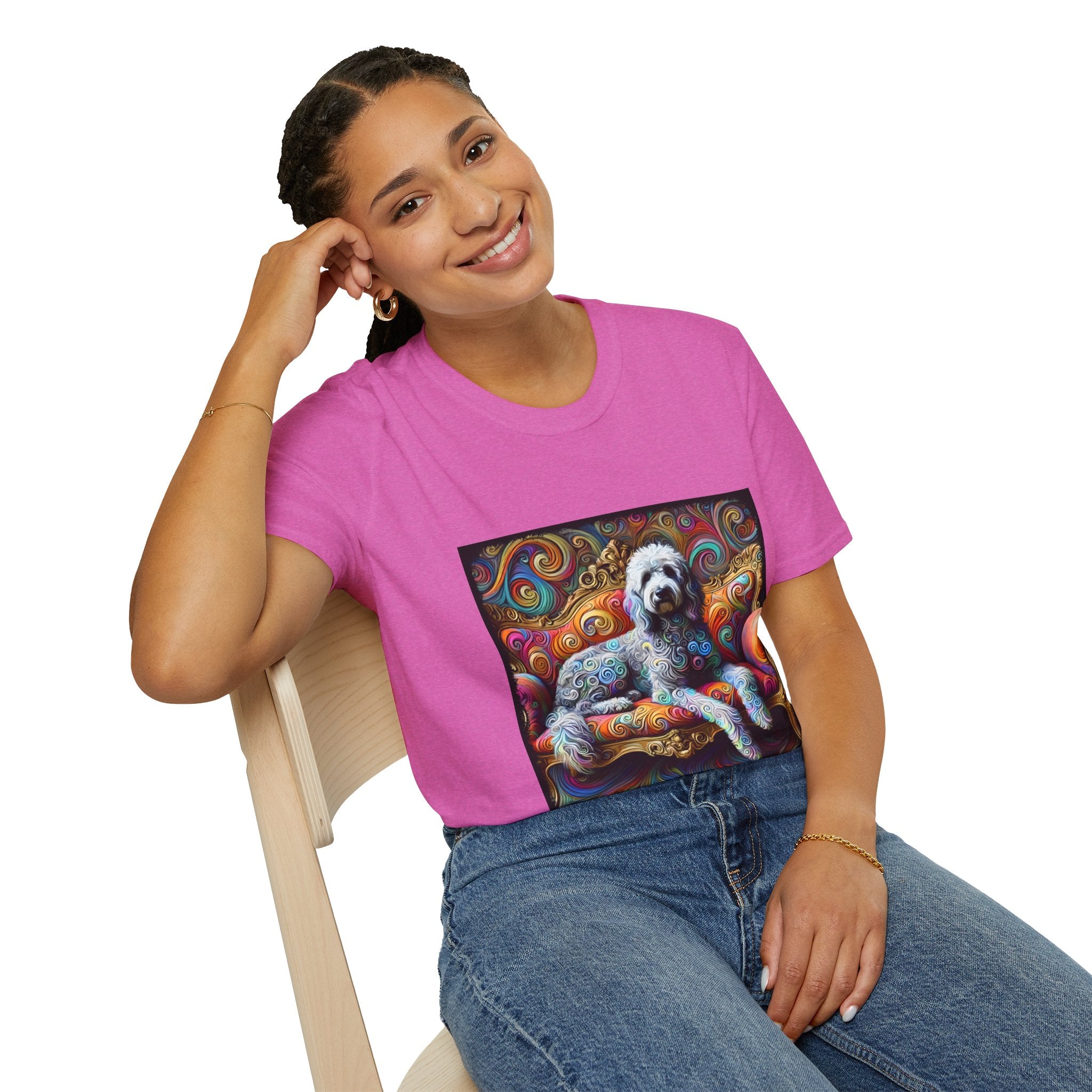 Labradoodle Vivid Swirl | Unisex Dog T-Shirt