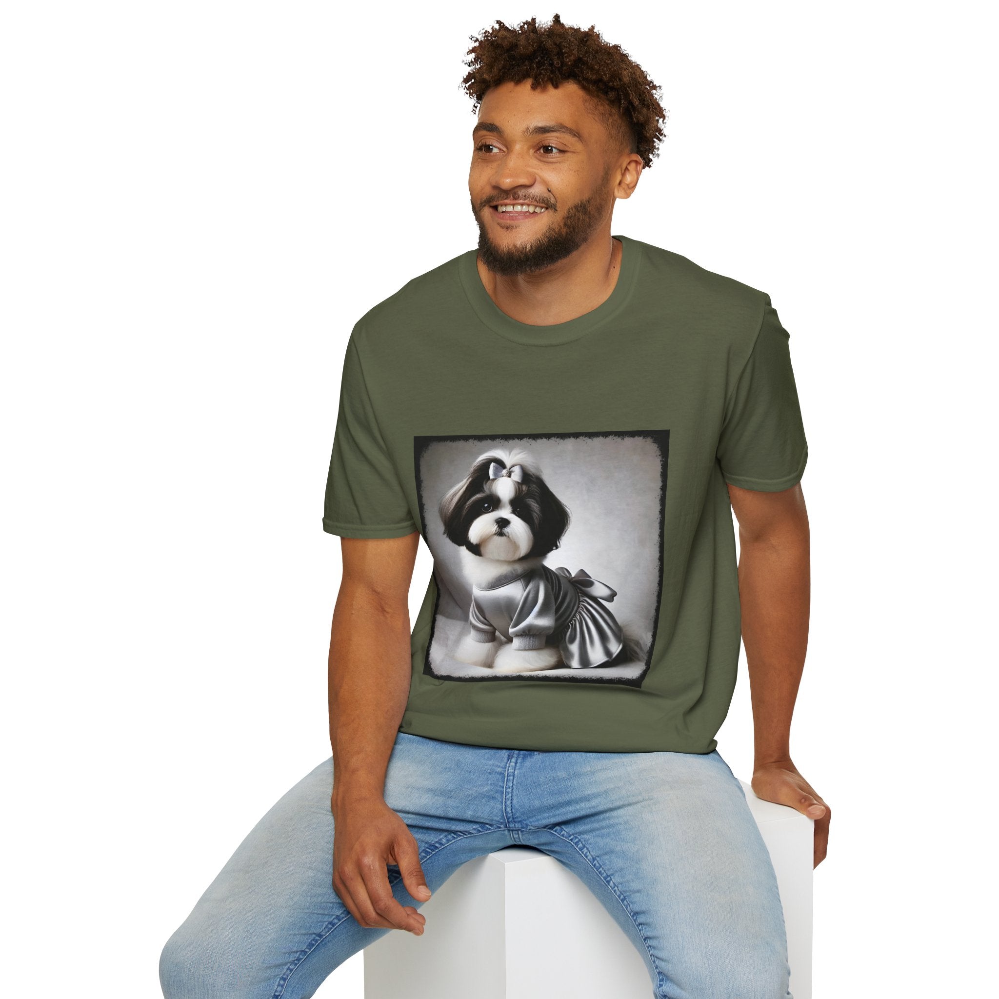 Shih Tzu Silver Sweetheart | Unisex Dog T-Shirt