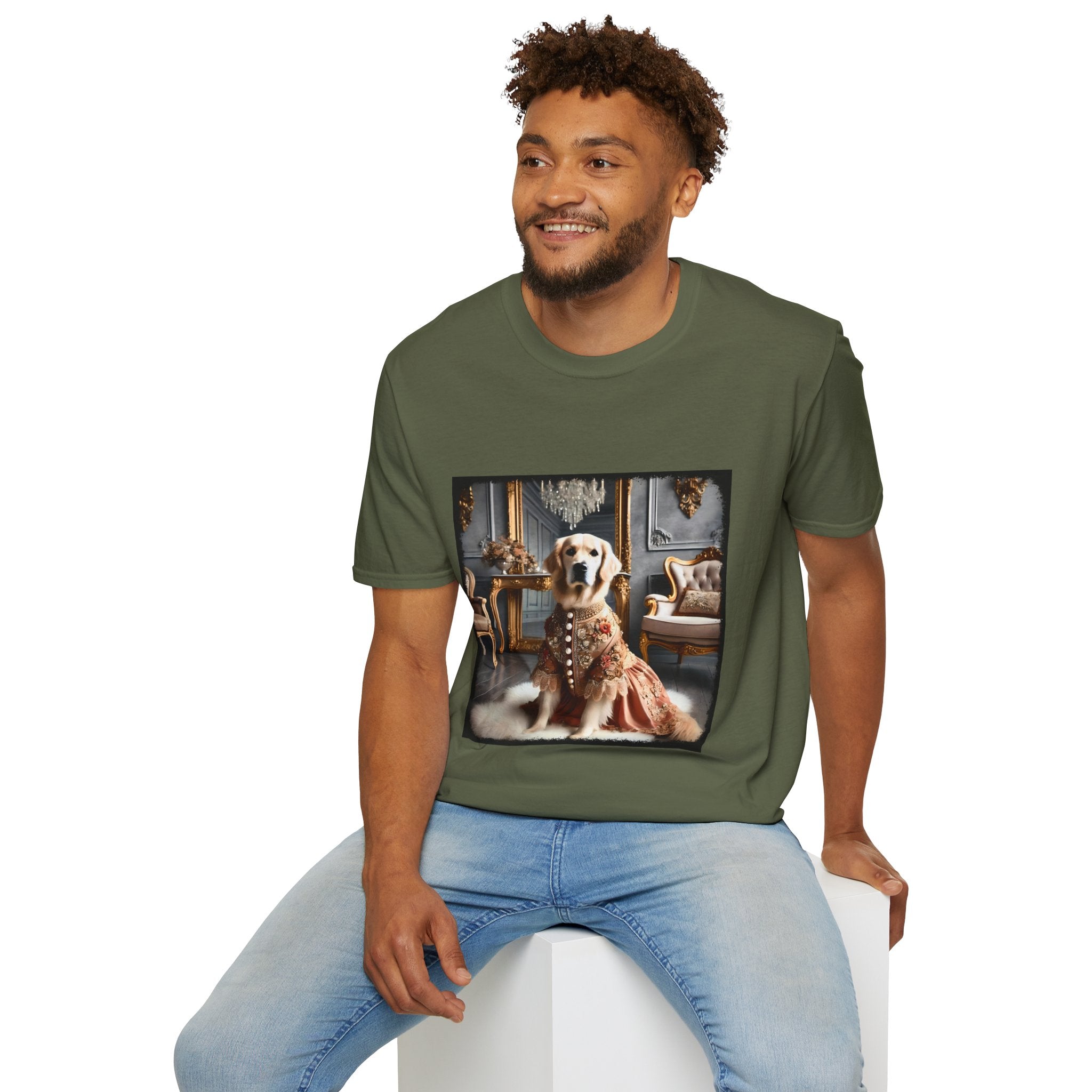 Golden Retriever Grand Presence | Unisex Dog T-Shirt