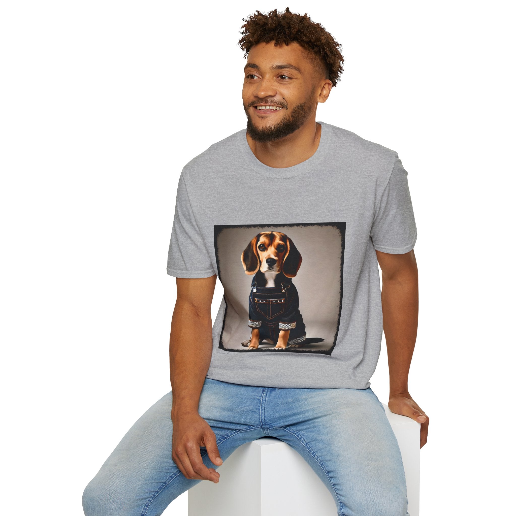 Beagle Denim Dream | Unisex Dog T-Shirt