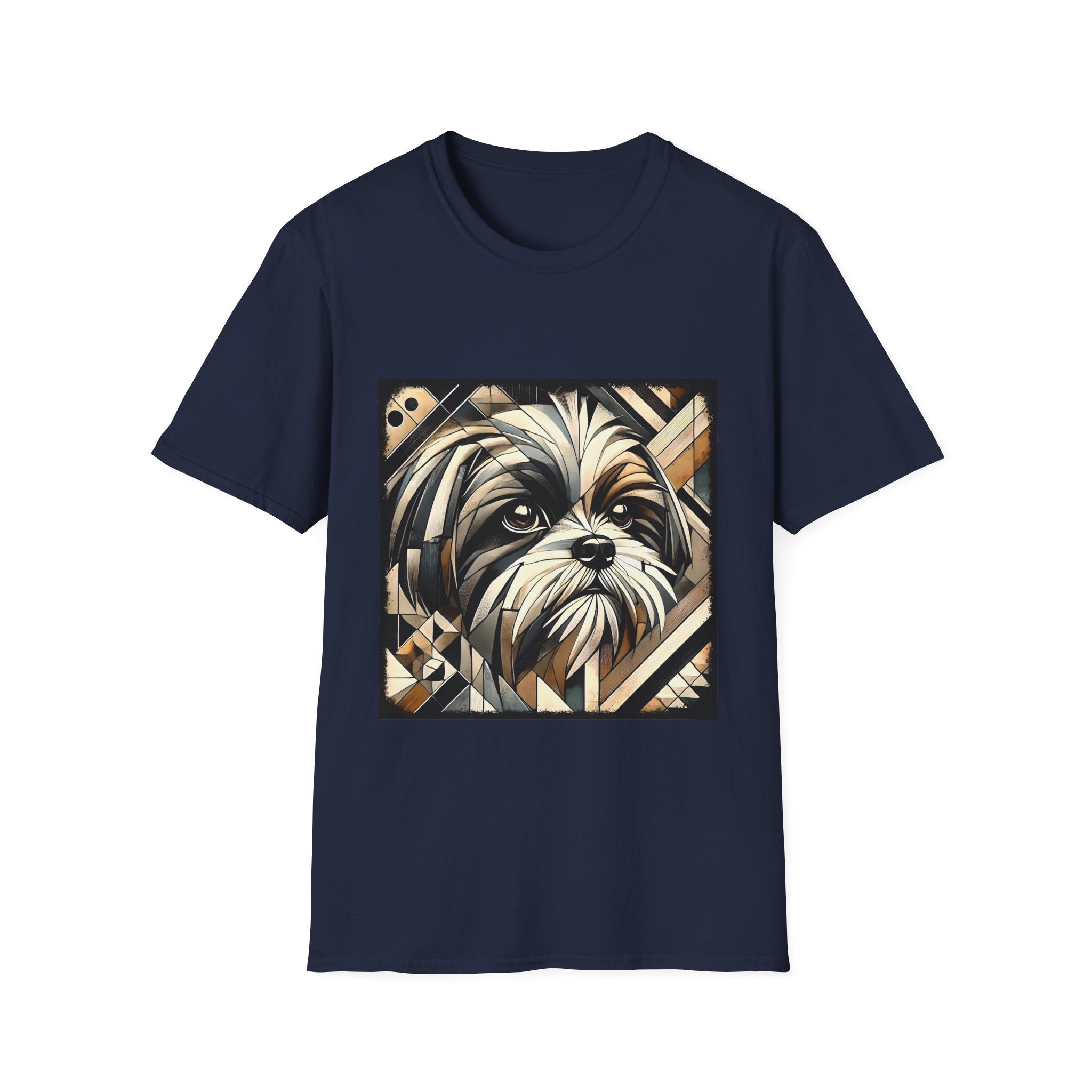 Shih Tzu Bold Geometric | Unisex Dog T-Shirt