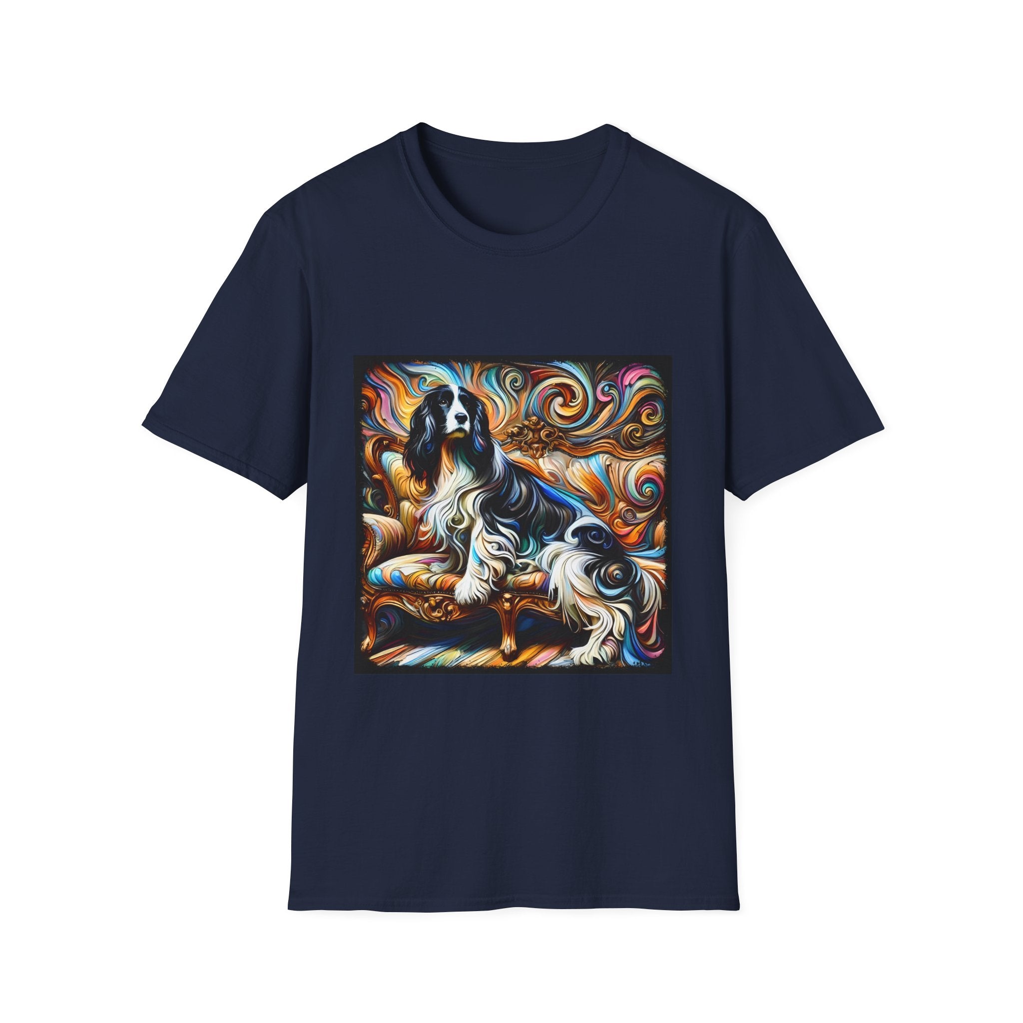 English Springer Spaniel Dynamic Swirl | Unisex Dog T-Shirt