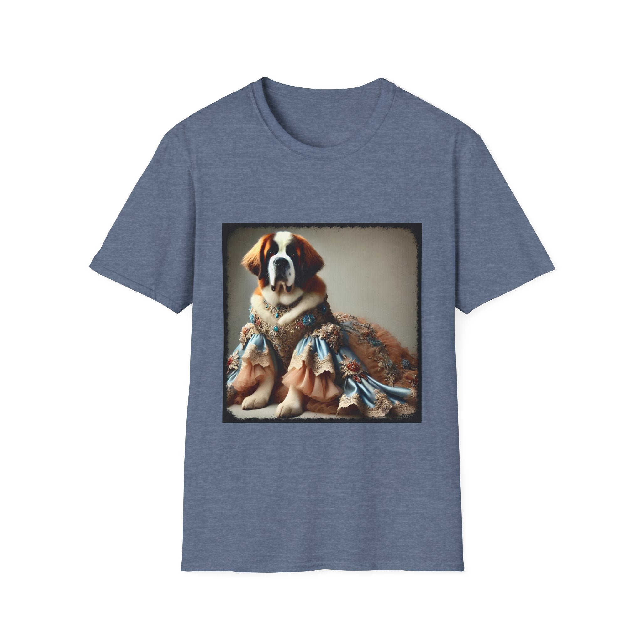 Saint Bernard Pawsh Portrait | Unisex Dog T-Shirt