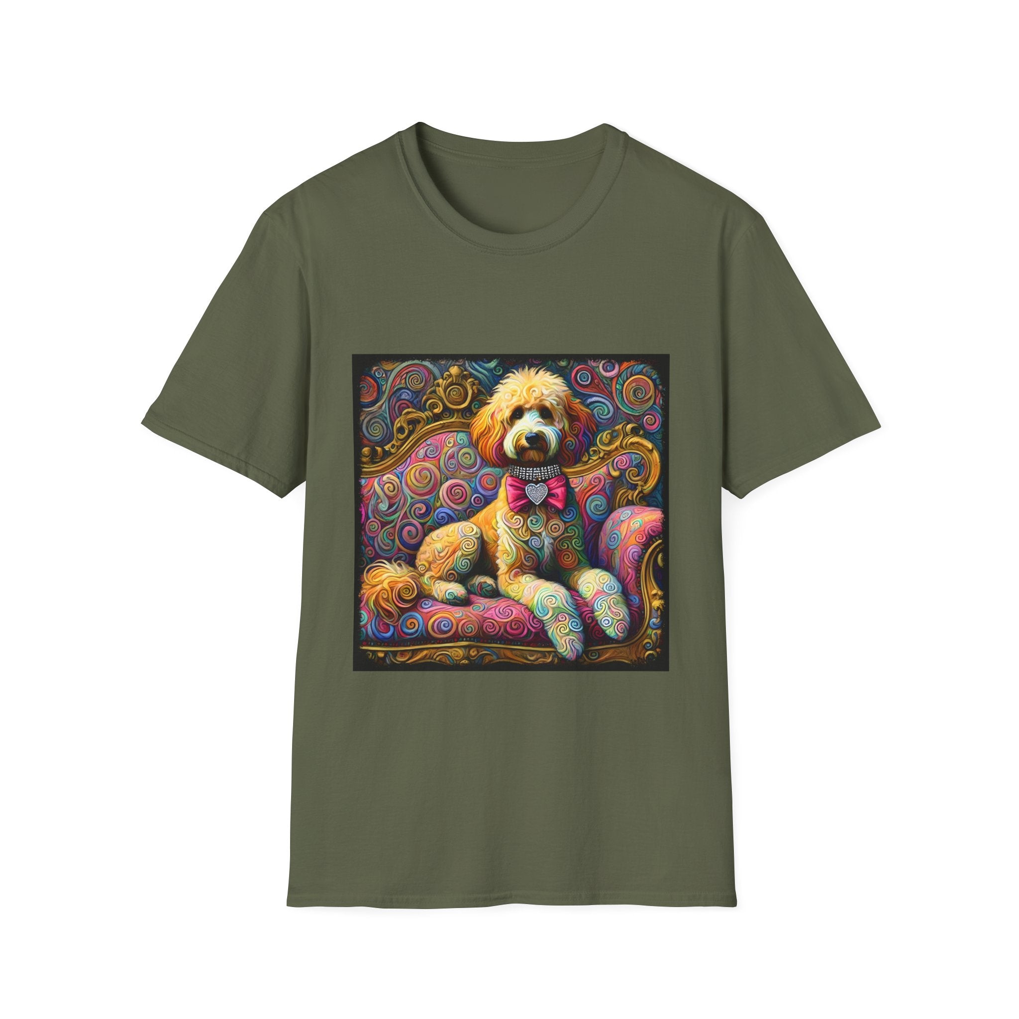 Goldendoodle Love Swirl | Unisex Dog T-Shirt