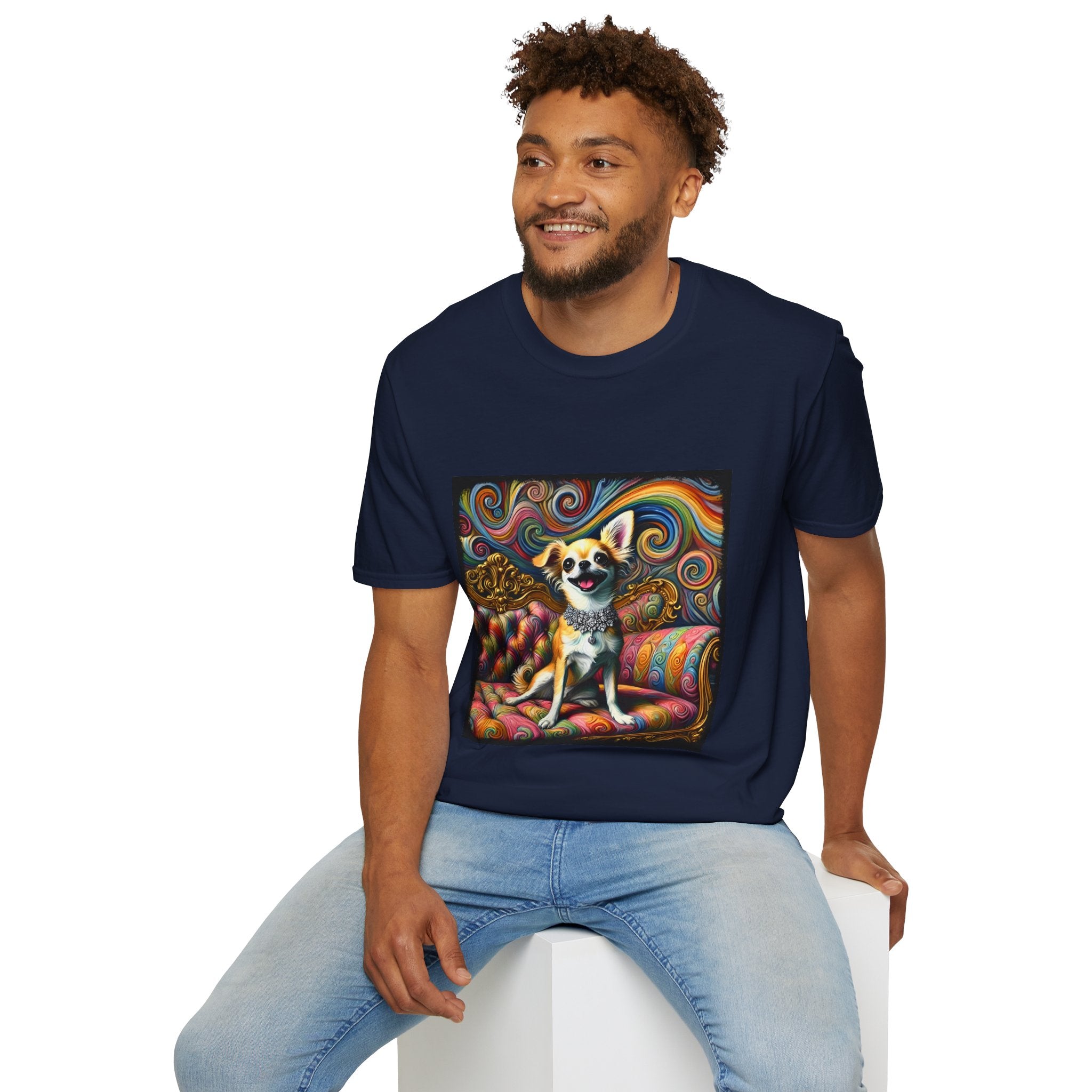 Chihuahua Blissful Swirl | Unisex Dog T-Shirt
