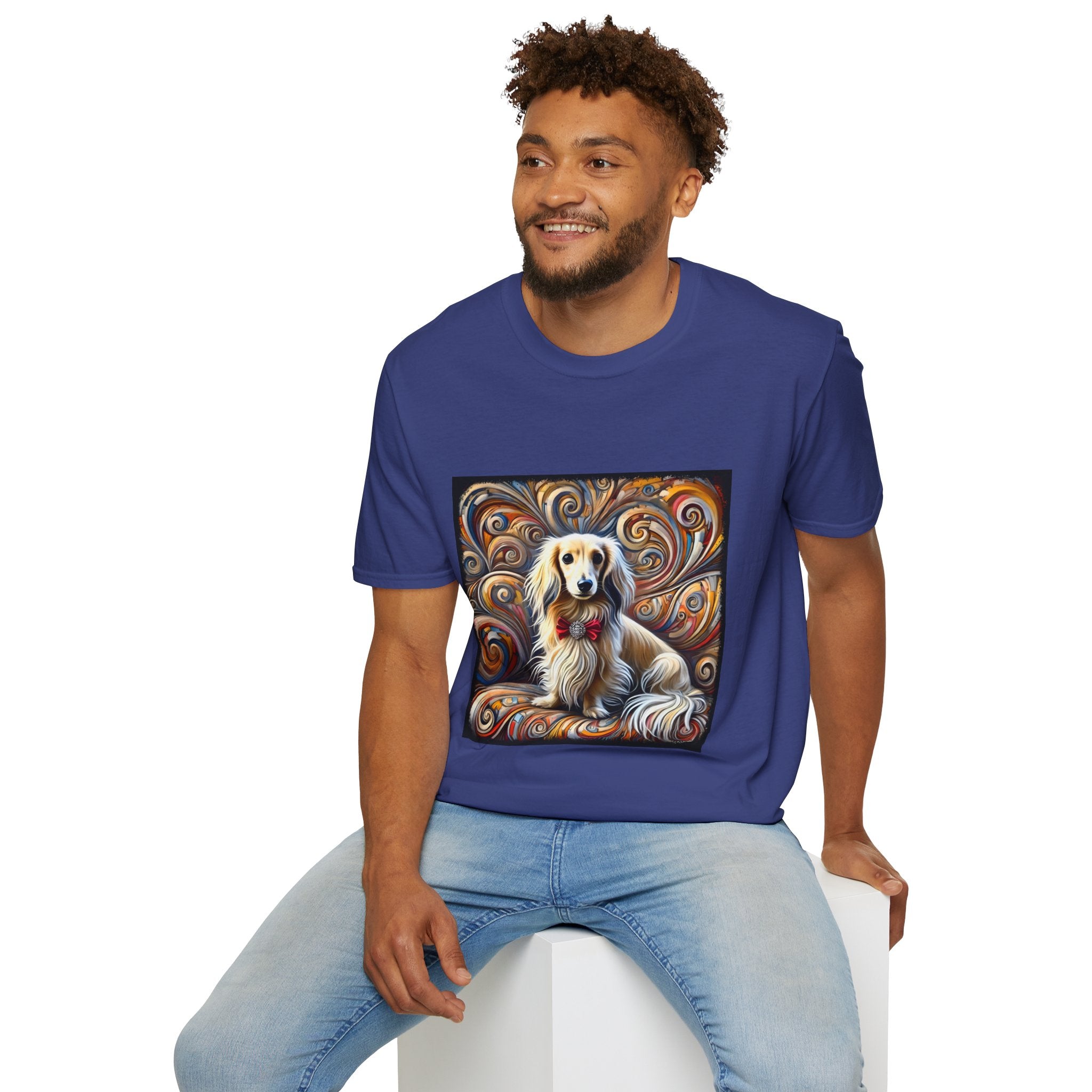 Dachshund Blissful Swirl | Unisex Dog T-Shirt